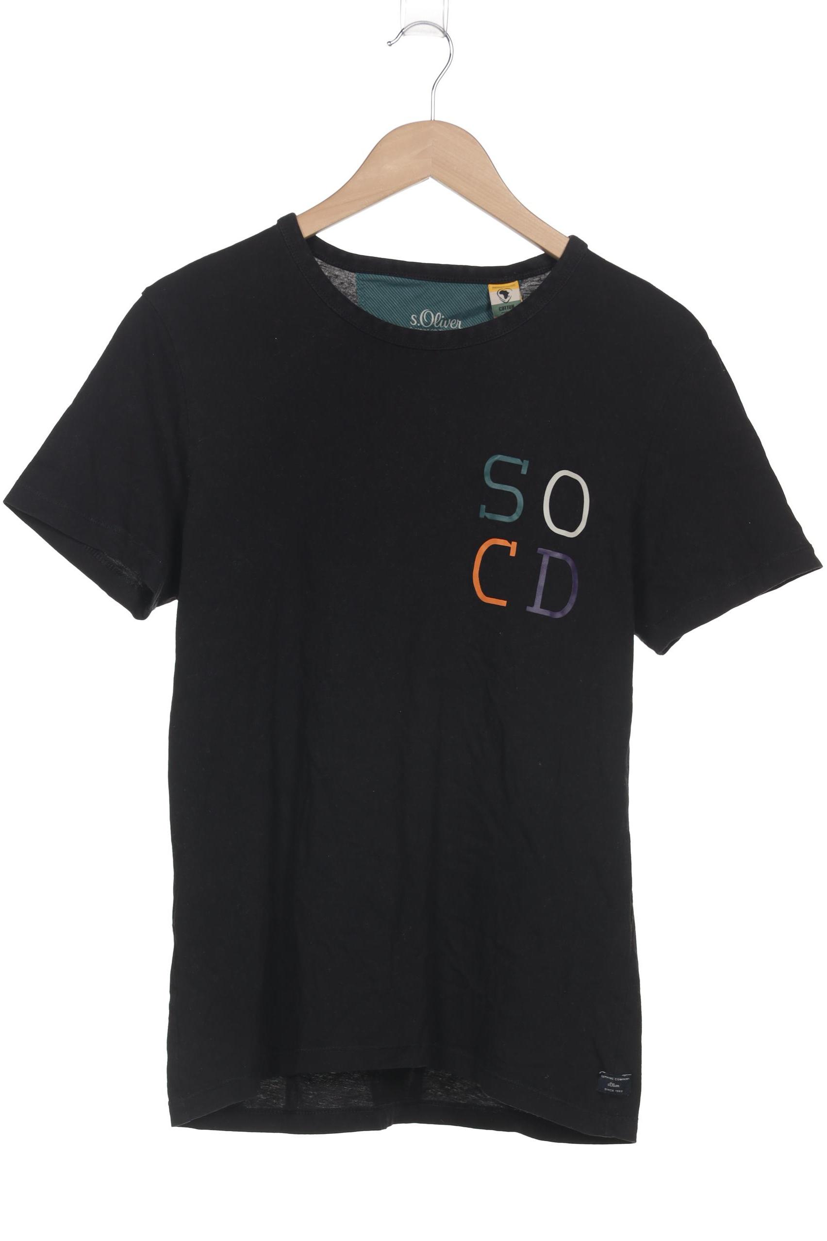 

s.Oliver Herren T-Shirt, schwarz, Gr. 52