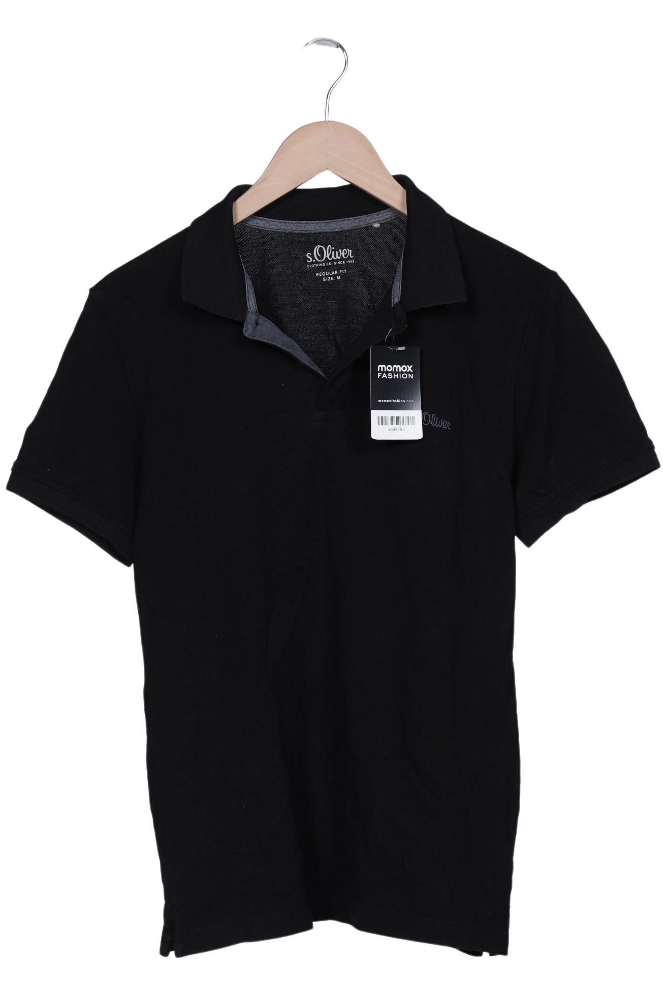

s.Oliver Herren Poloshirt, schwarz, Gr. 48