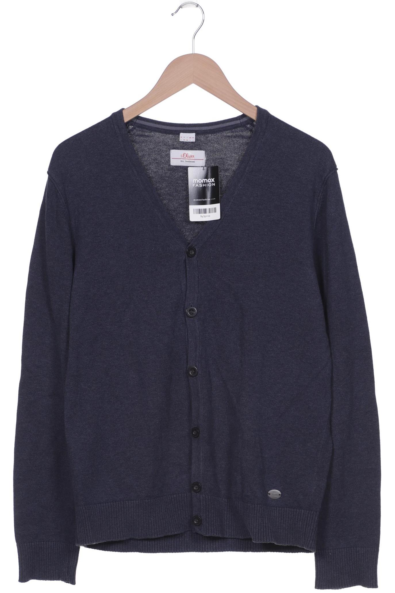 

s.Oliver Herren Strickjacke, marineblau