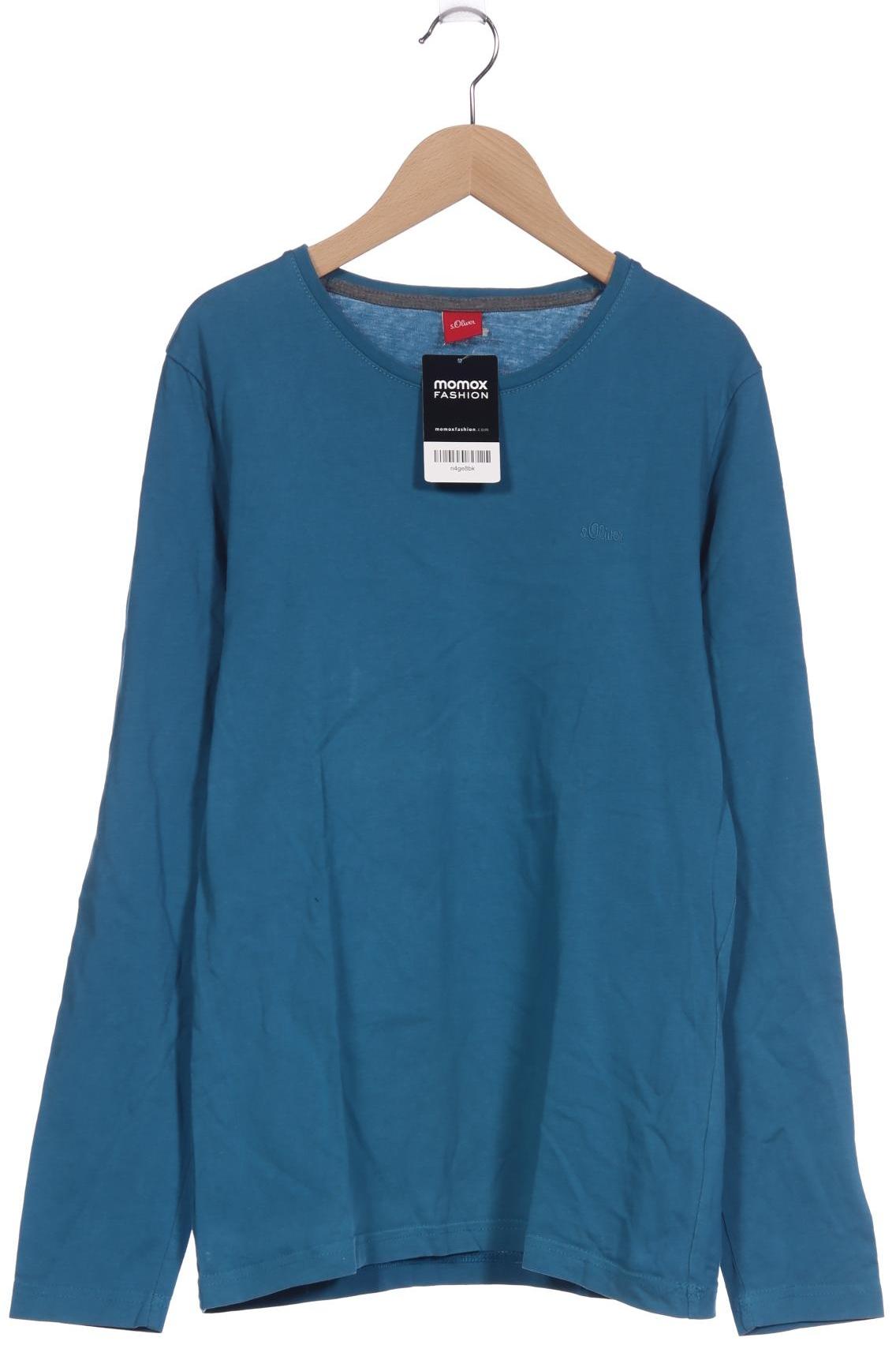 Thumbnail - s.Oliver Herren Langarmshirt, blau, Gr. 48