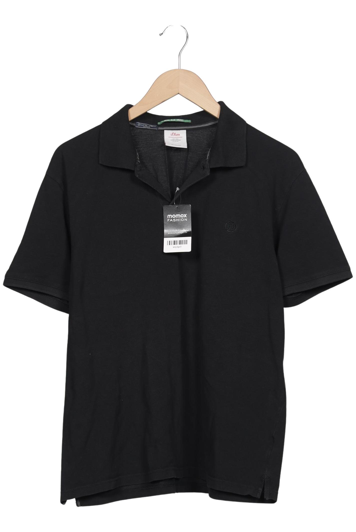 

s.Oliver Herren Poloshirt, schwarz, Gr. 54