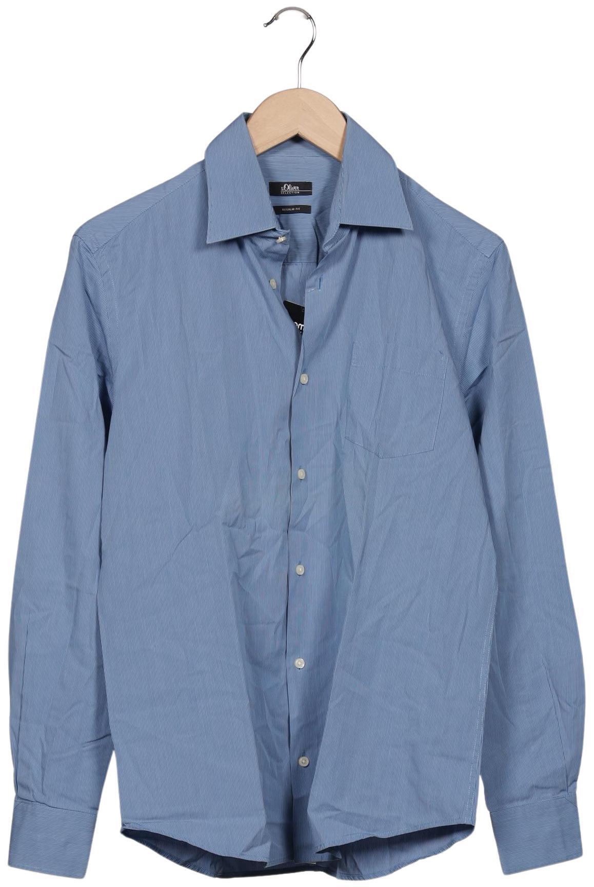 

s.Oliver Herren Hemd, hellblau, Gr. 46