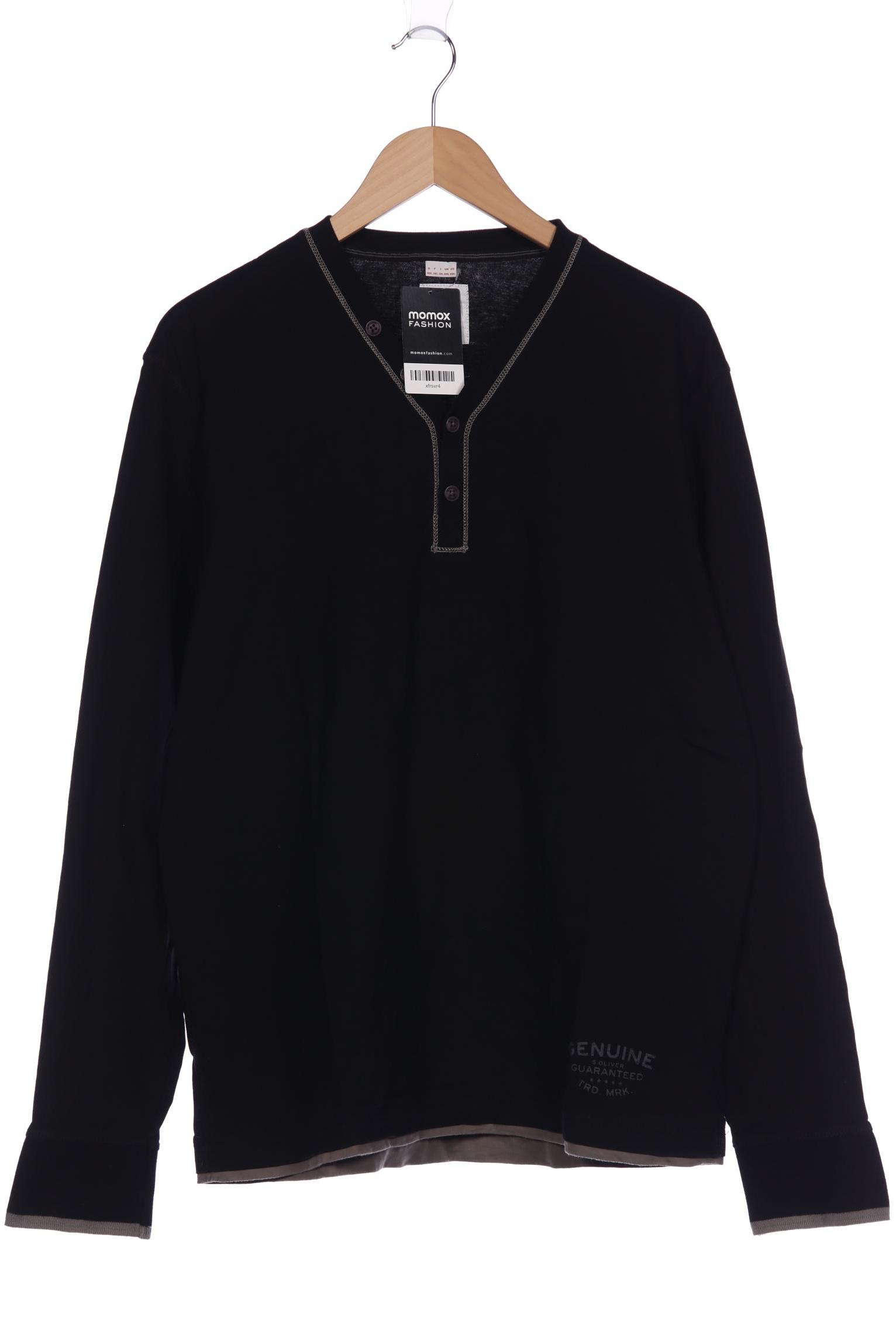 

s.Oliver Herren Langarmshirt, schwarz