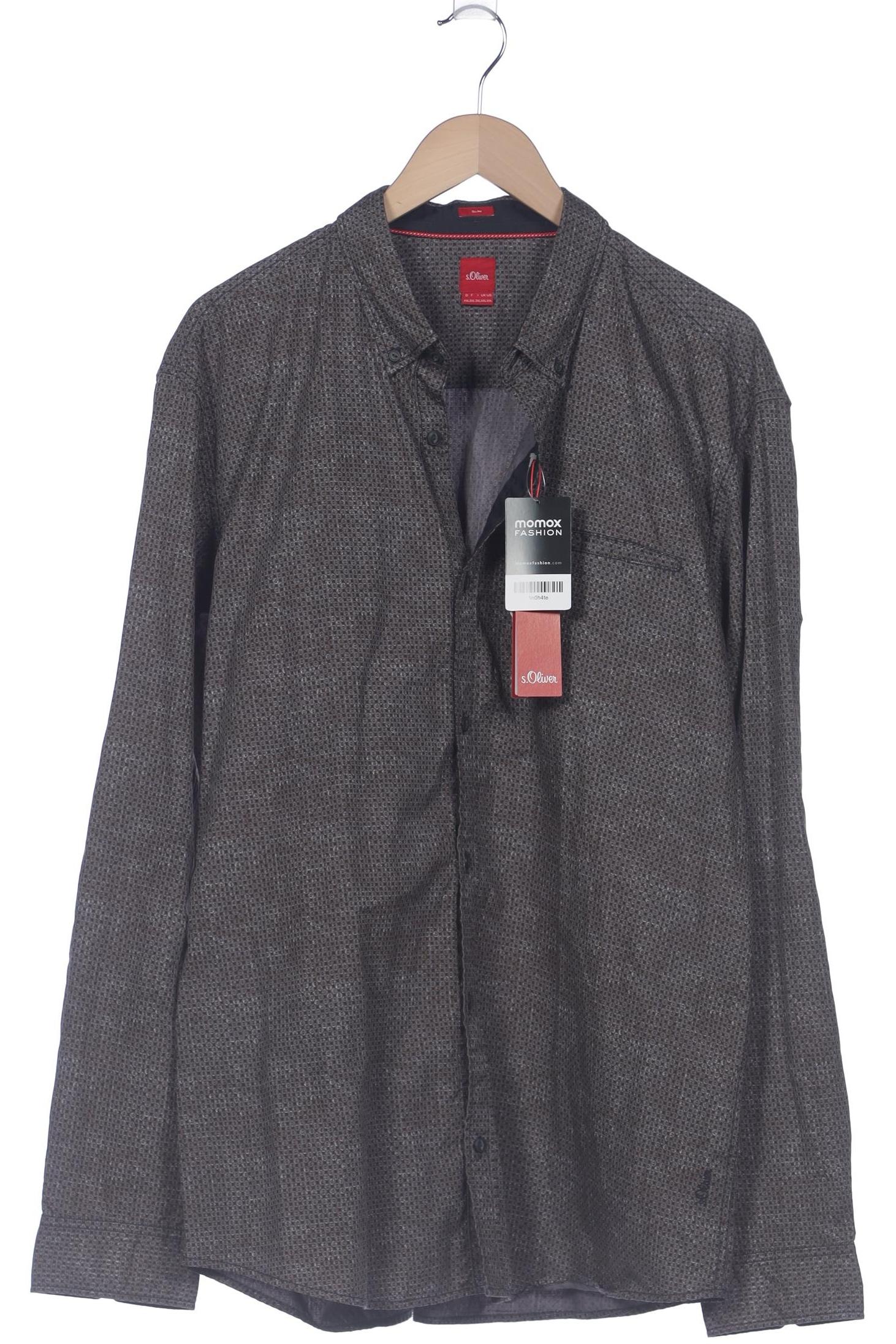 Thumbnail - s.Oliver Herren Hemd, braun, Gr. 56