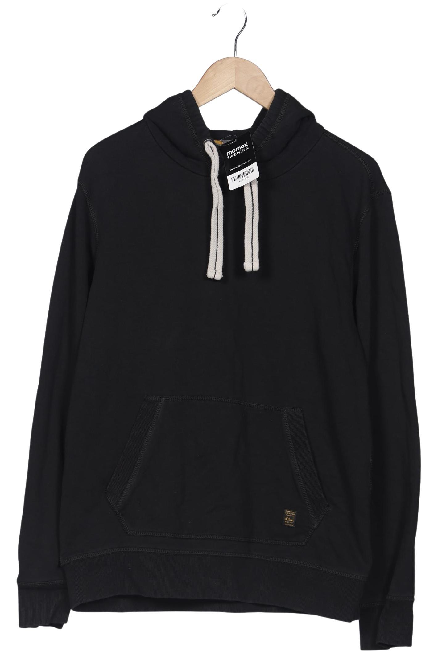 

s.Oliver Herren Kapuzenpullover, schwarz, Gr. 52