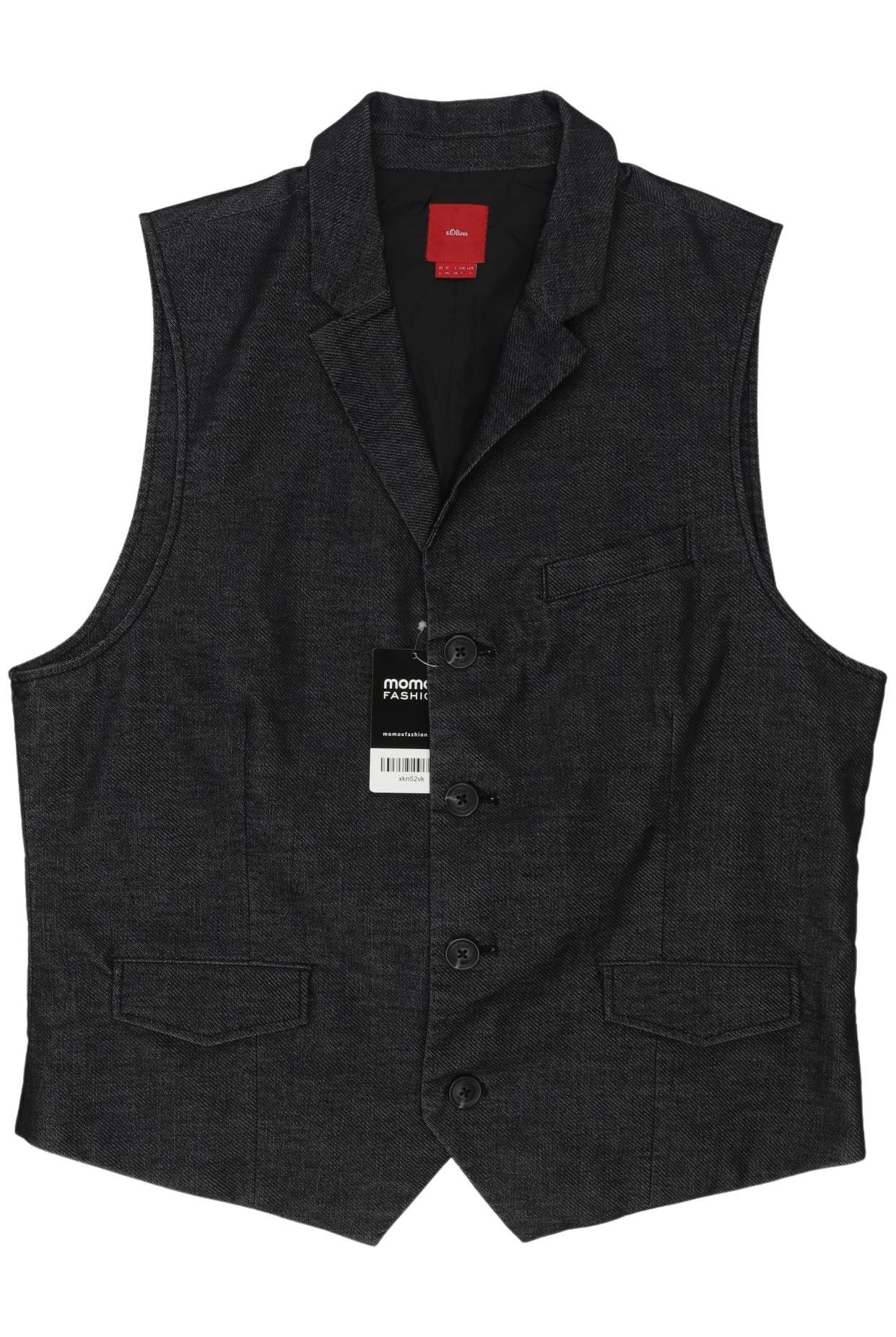 

s.Oliver Herren Weste, grau, Gr. 52