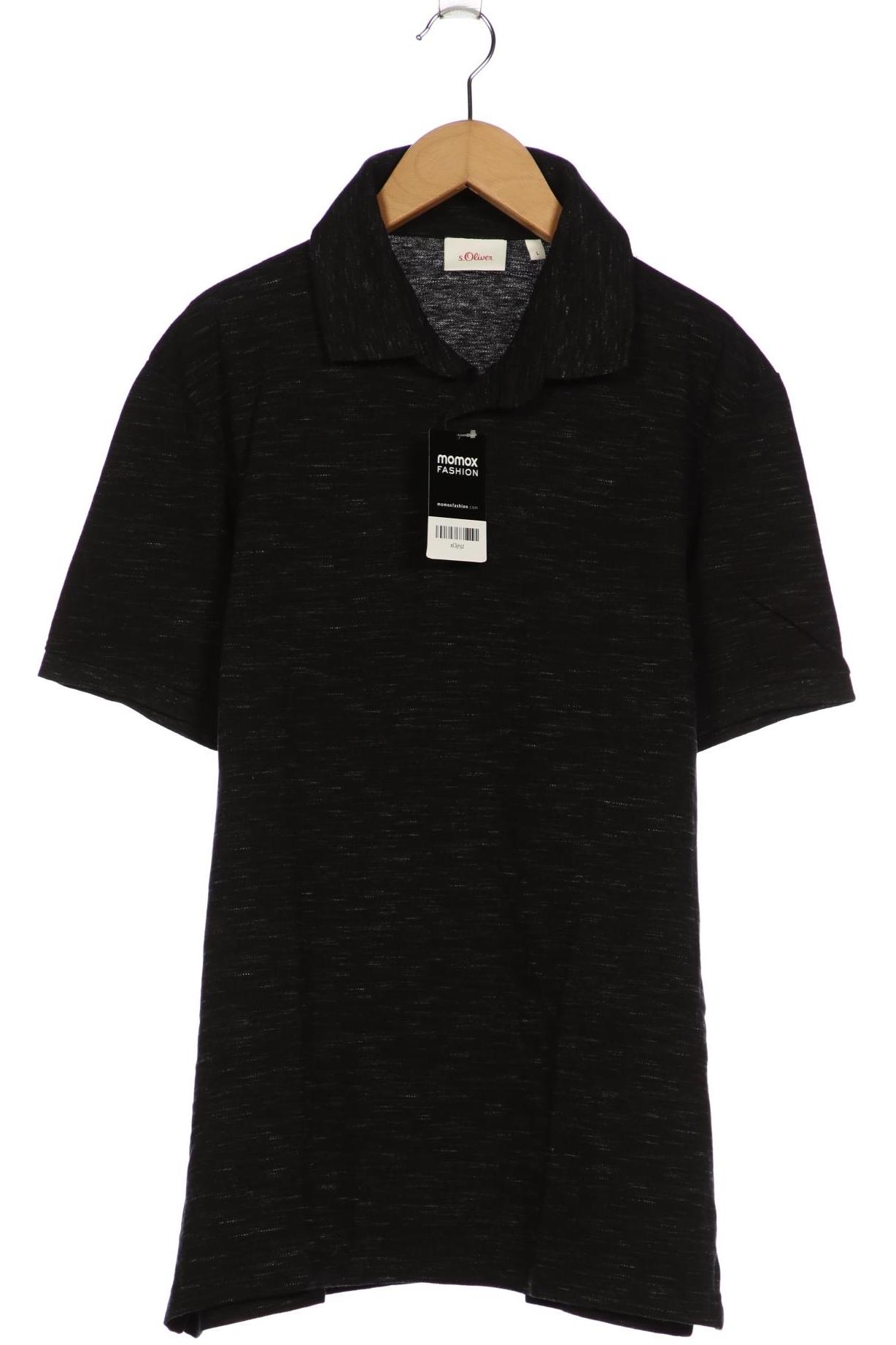 

s.Oliver Herren Poloshirt, schwarz, Gr. 52