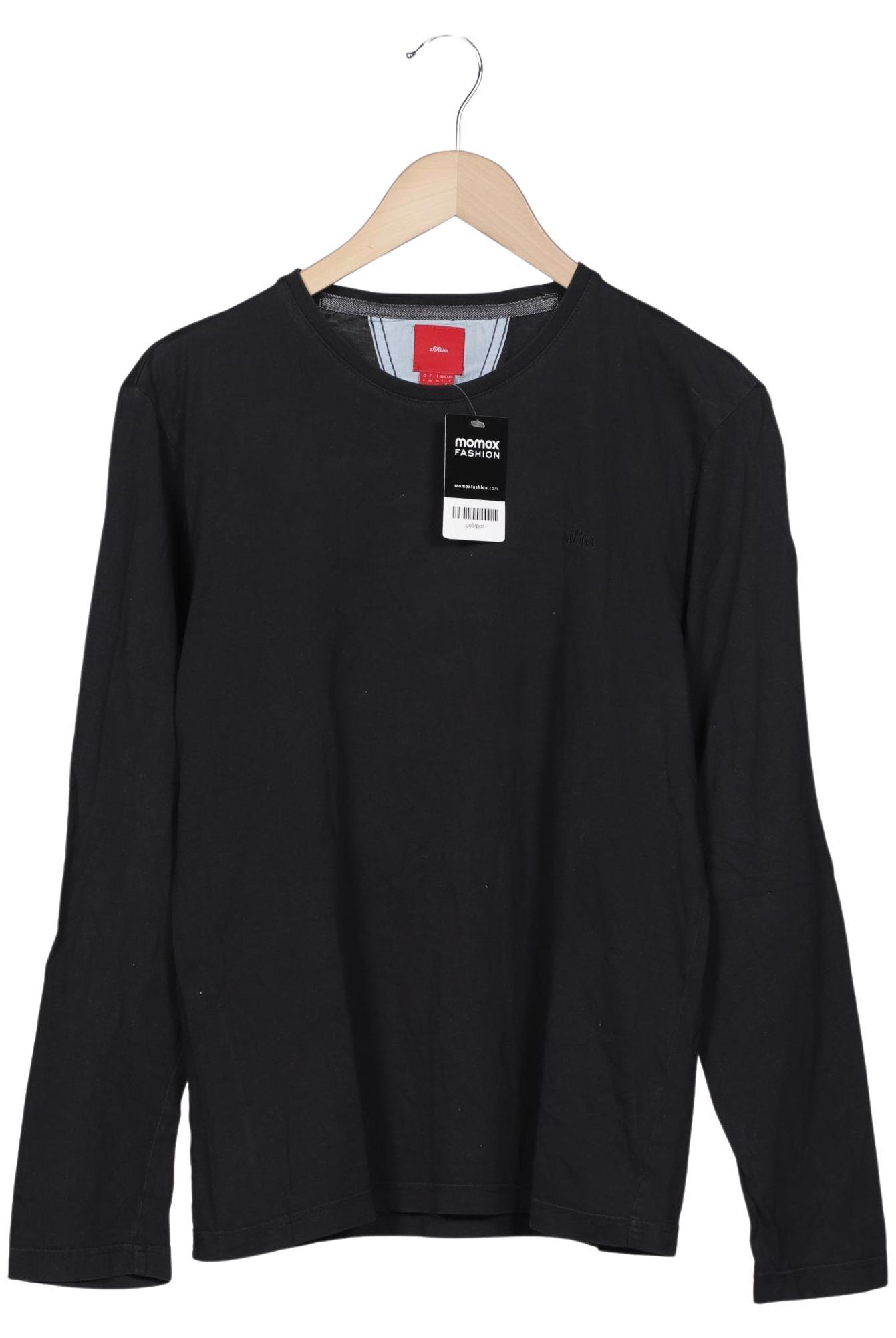 

s.Oliver Herren Langarmshirt, schwarz, Gr. 52
