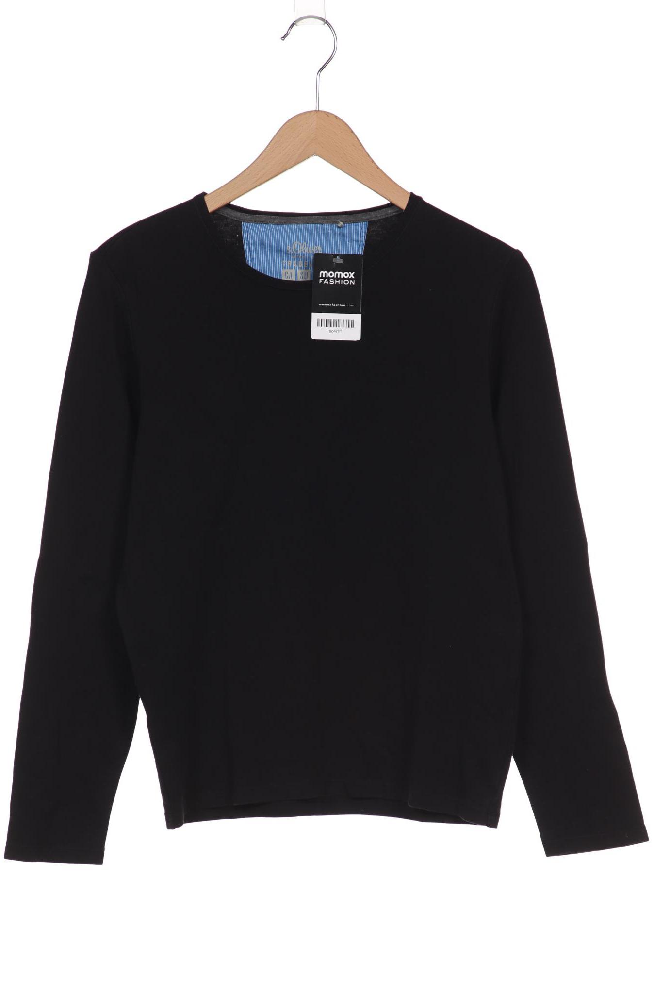 

s.Oliver Herren Langarmshirt, schwarz