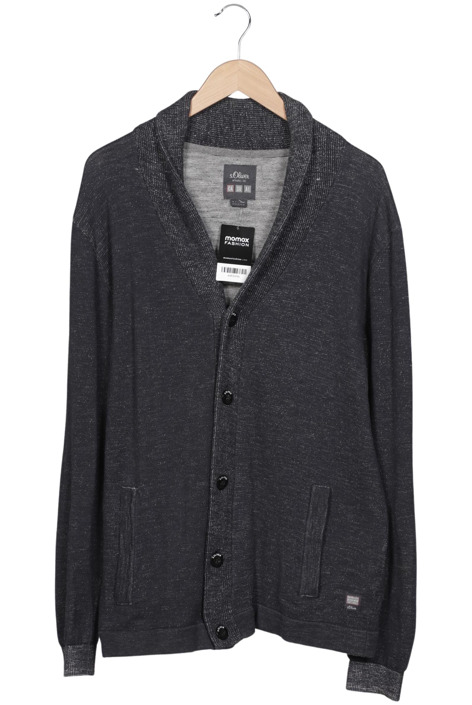 

s.Oliver Herren Strickjacke, grau, Gr. 56