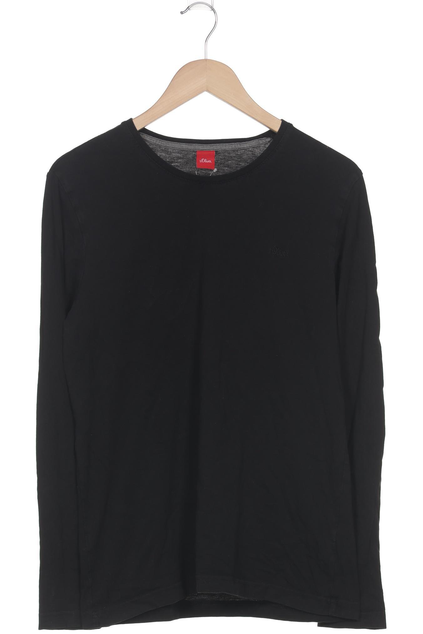 

s.Oliver Herren Langarmshirt, schwarz, Gr. 52