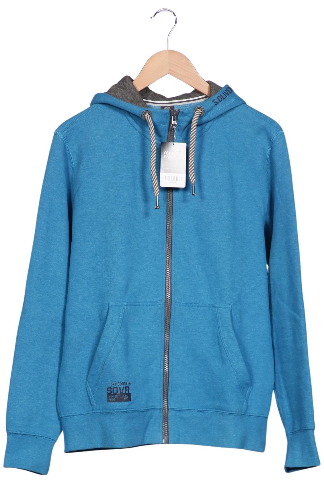 

s.Oliver Herren Kapuzenpullover, blau, Gr. 48