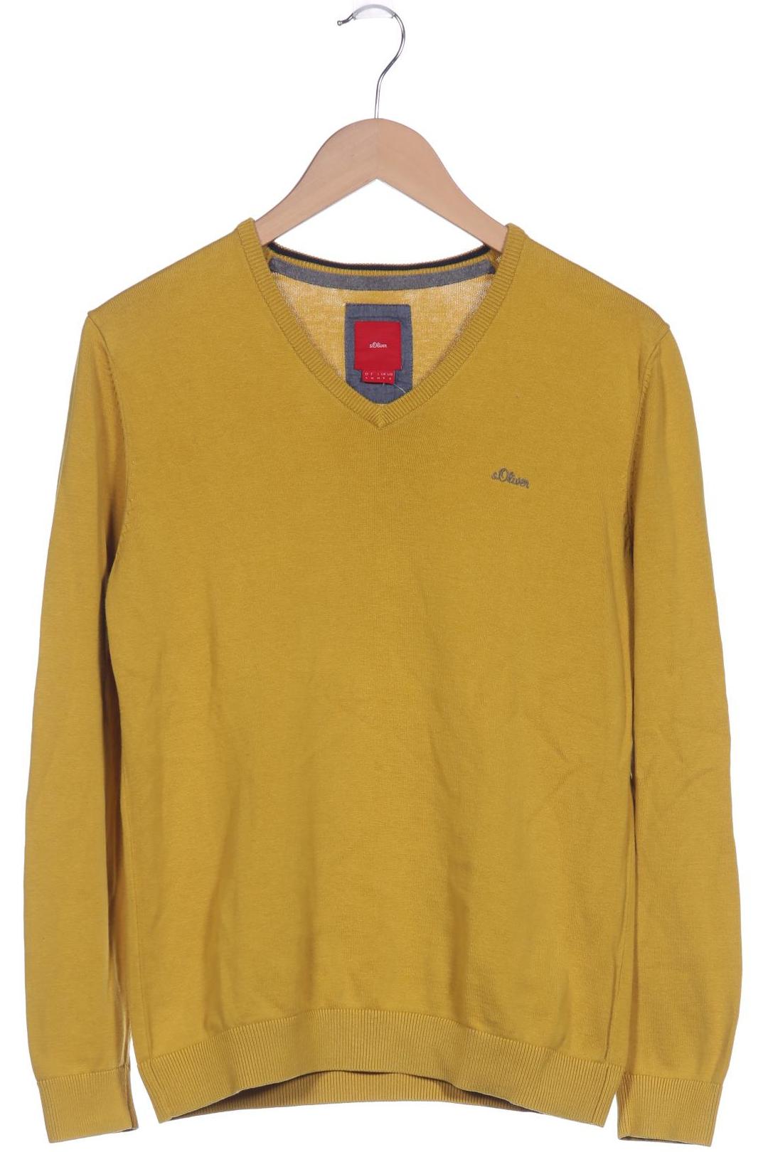 

s.Oliver Herren Pullover, gelb, Gr. 46