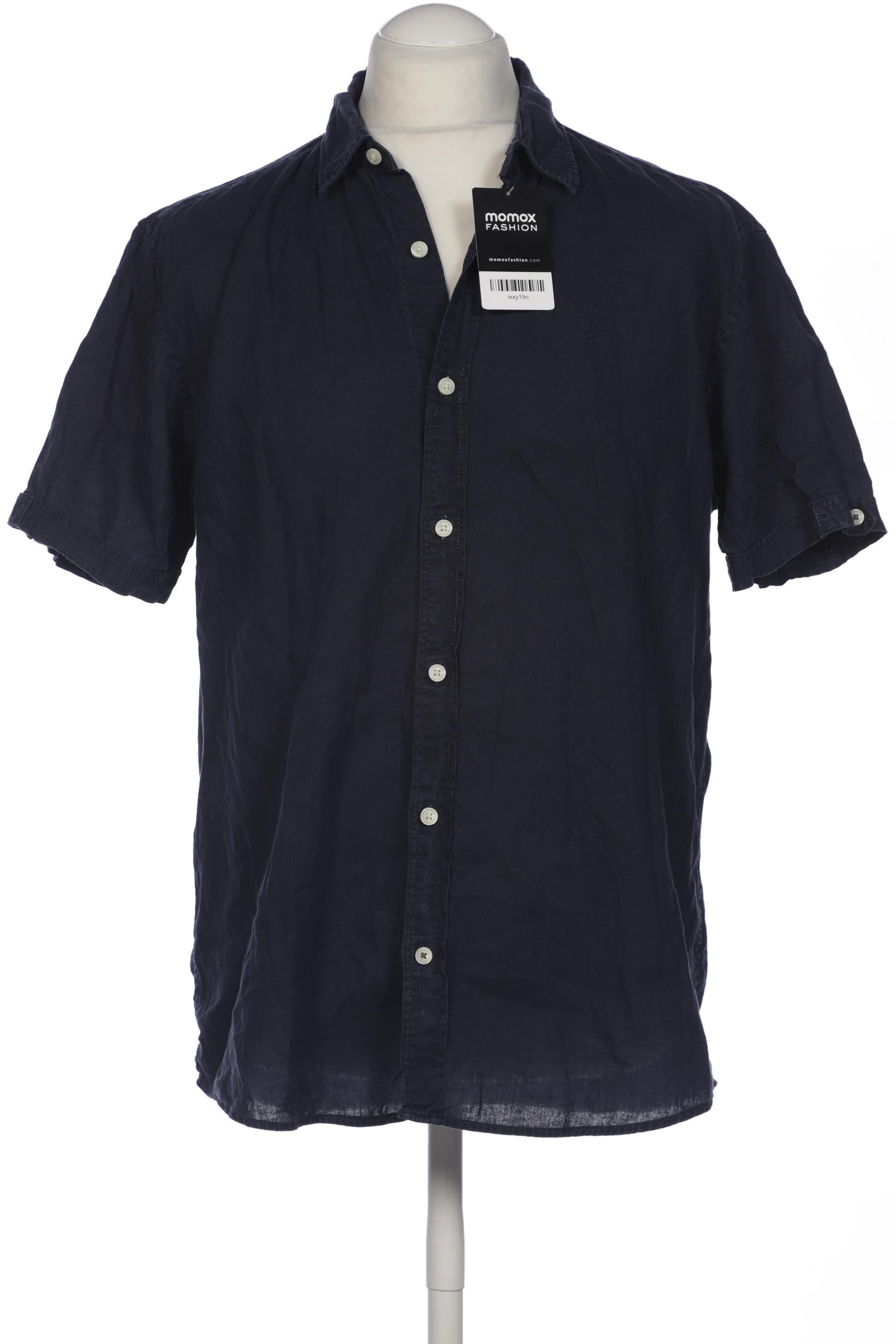 

s.Oliver Herren Hemd, marineblau, Gr. 52