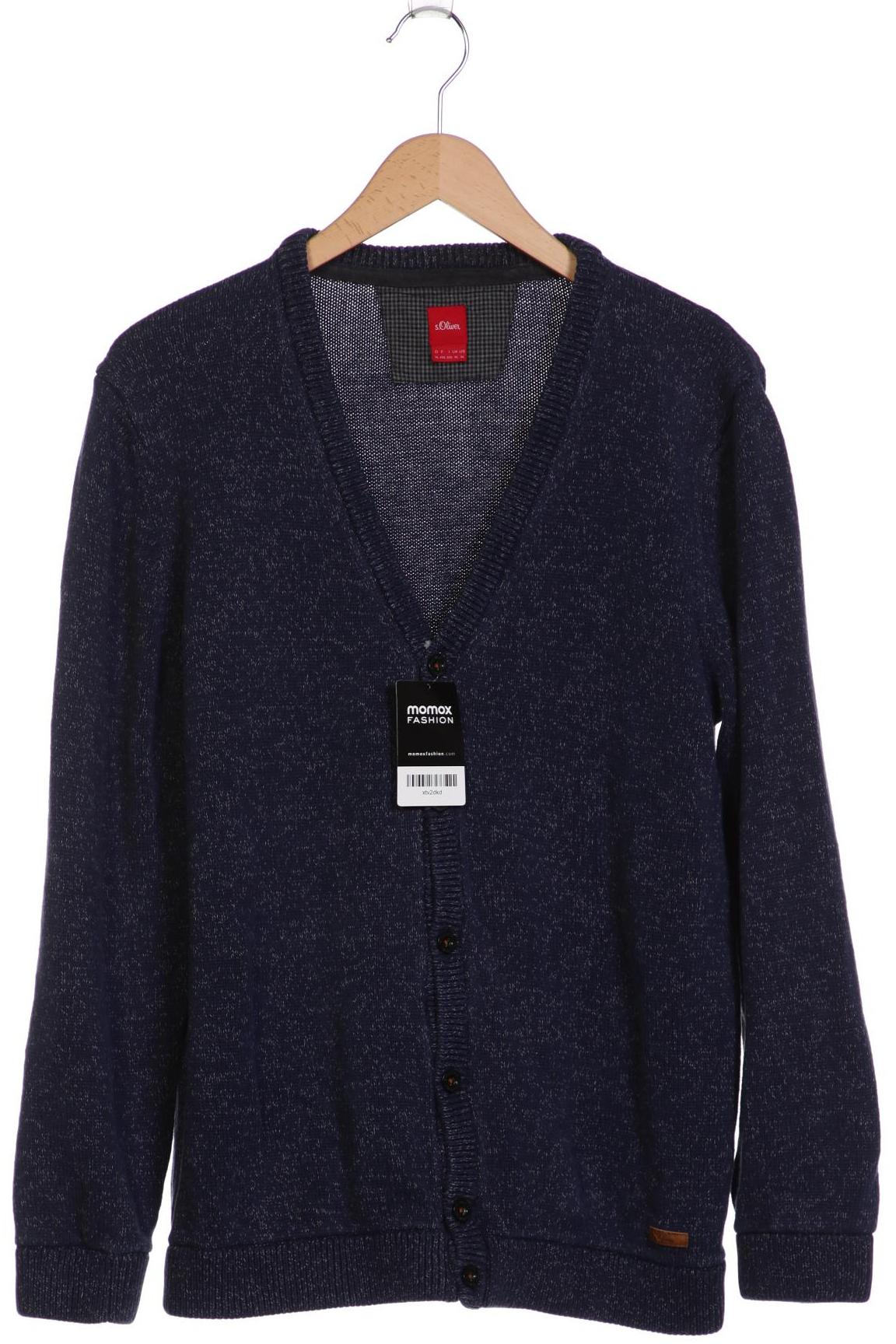 

s.Oliver Herren Strickjacke, marineblau, Gr. 54