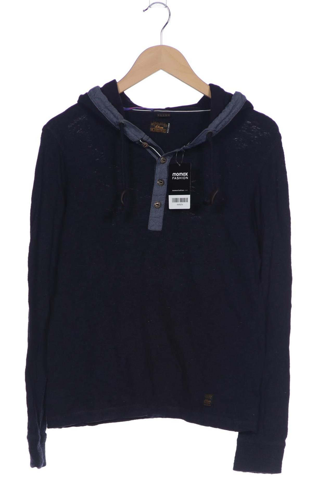 

s.Oliver Herren Kapuzenpullover, marineblau, Gr. 46