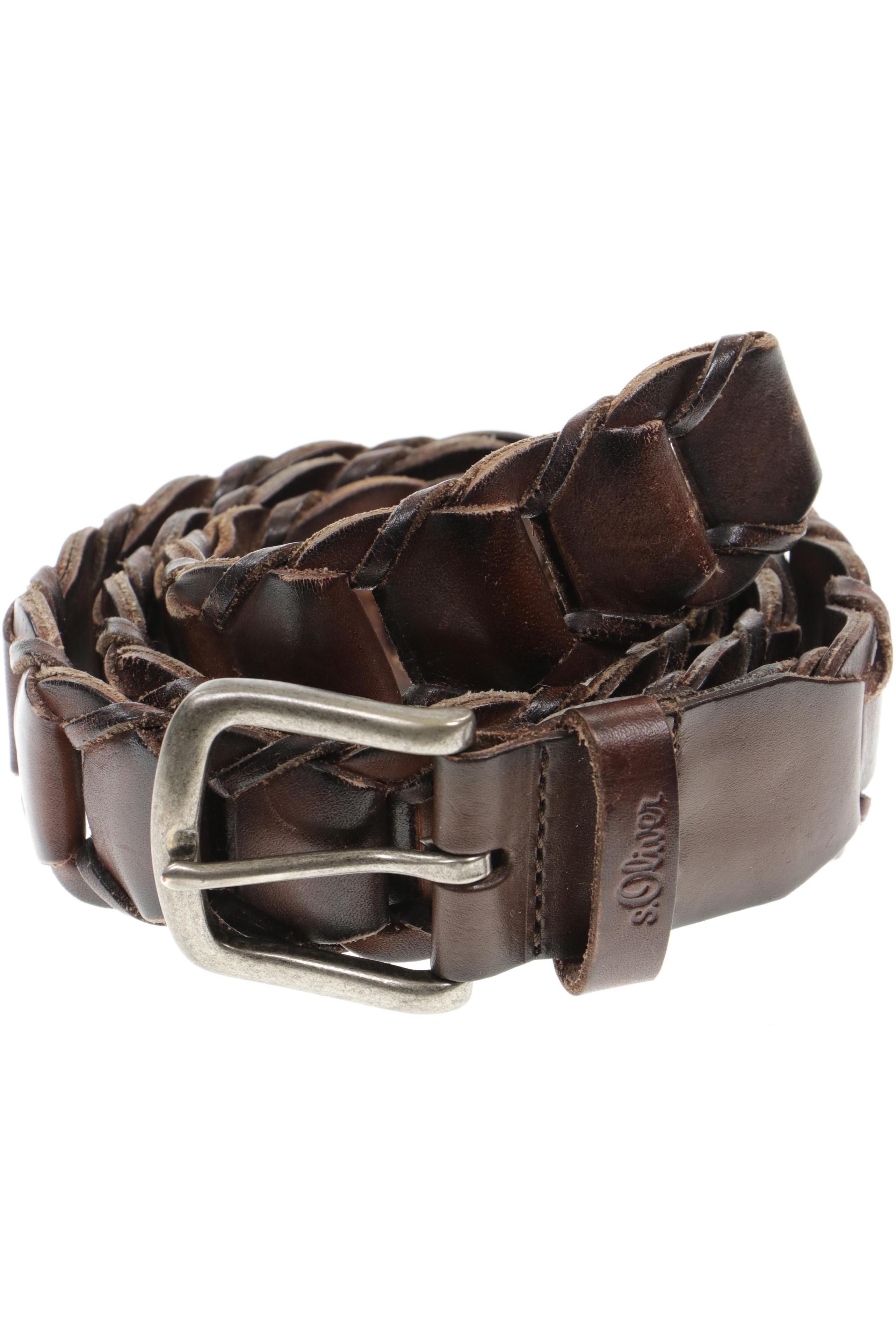 

s.Oliver Herren Gürtel, braun, Gr. 95