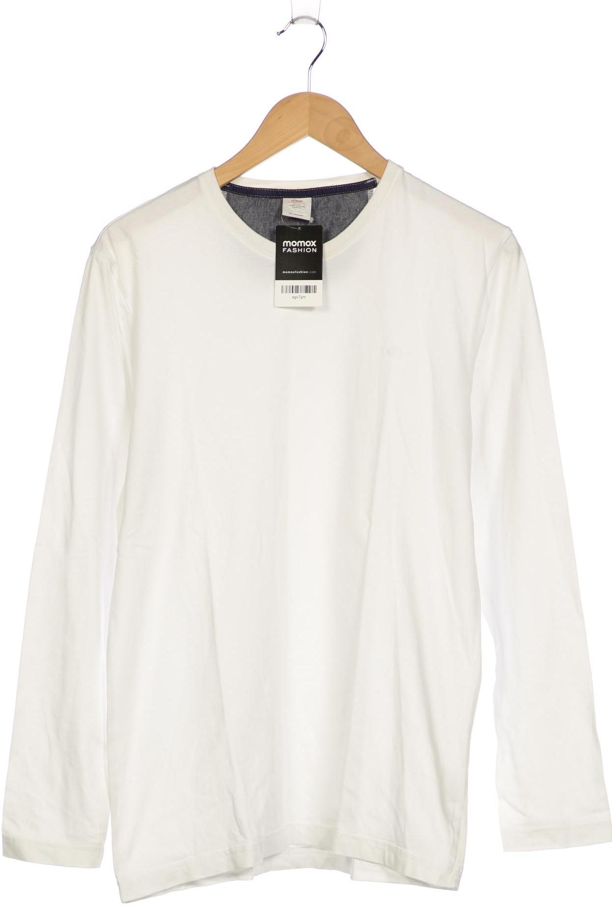 

s.Oliver Herren Langarmshirt, weiß, Gr. 54