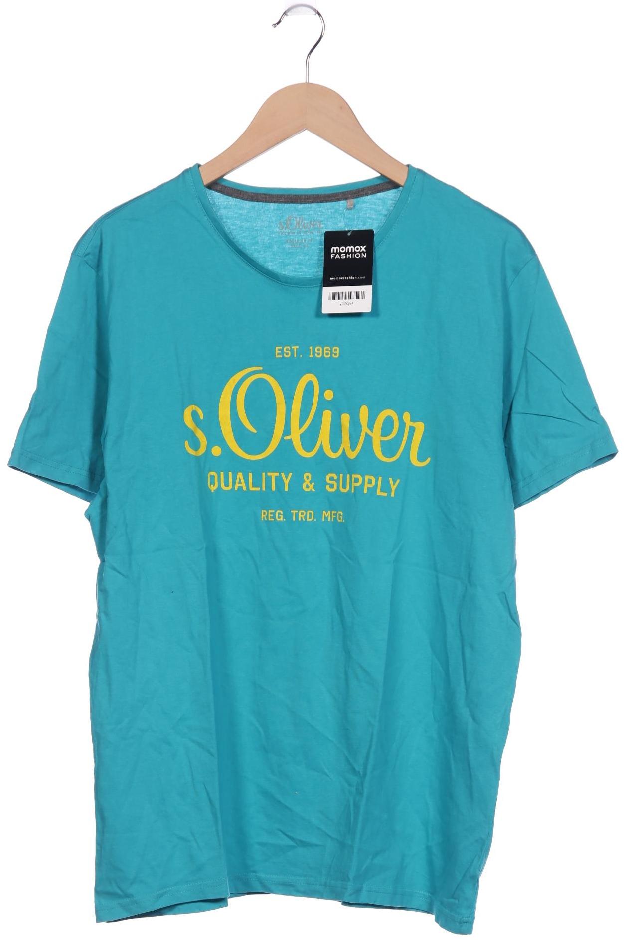 

s.Oliver Herren T-Shirt, türkis, Gr. 54
