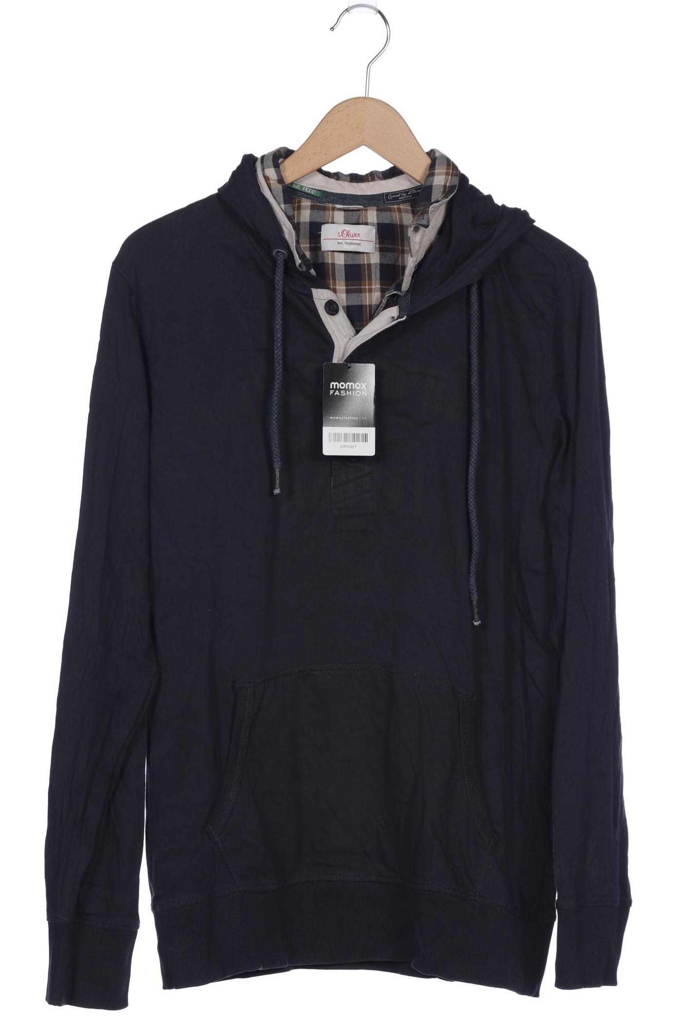 

s.Oliver Herren Kapuzenpullover, marineblau, Gr. 52