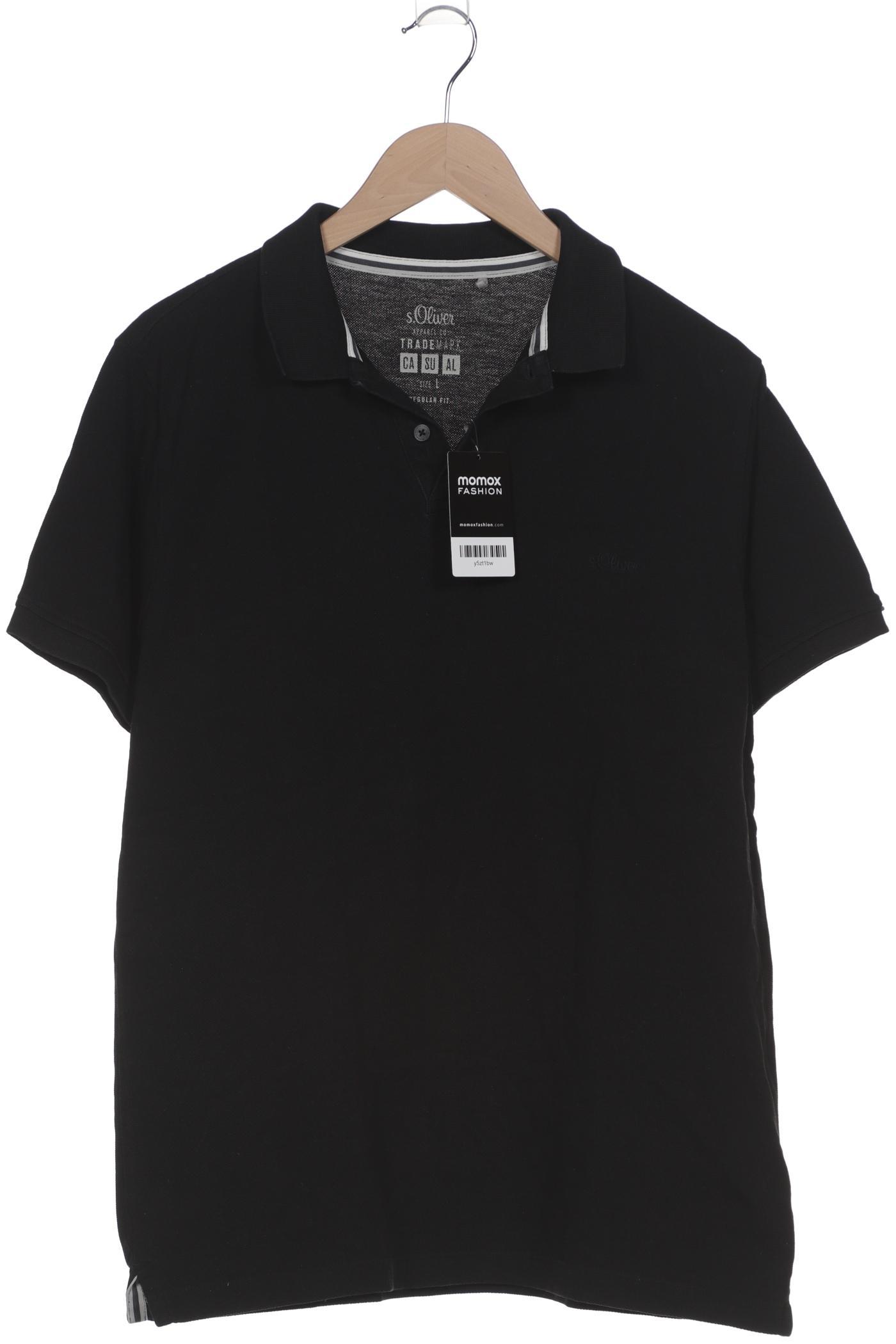 

s.Oliver Herren Poloshirt, schwarz, Gr. 52