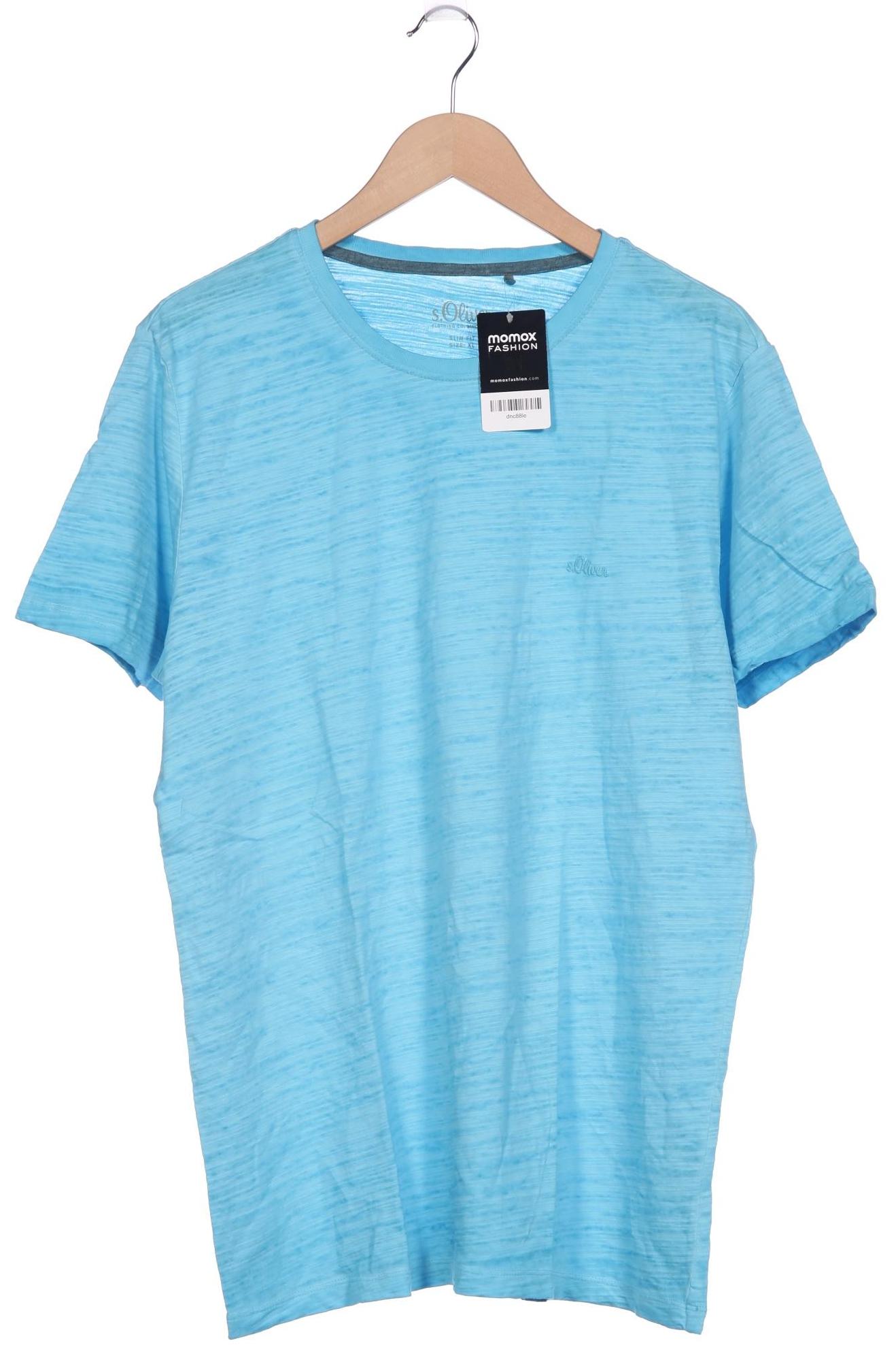 

s.Oliver Herren T-Shirt, blau, Gr. 54