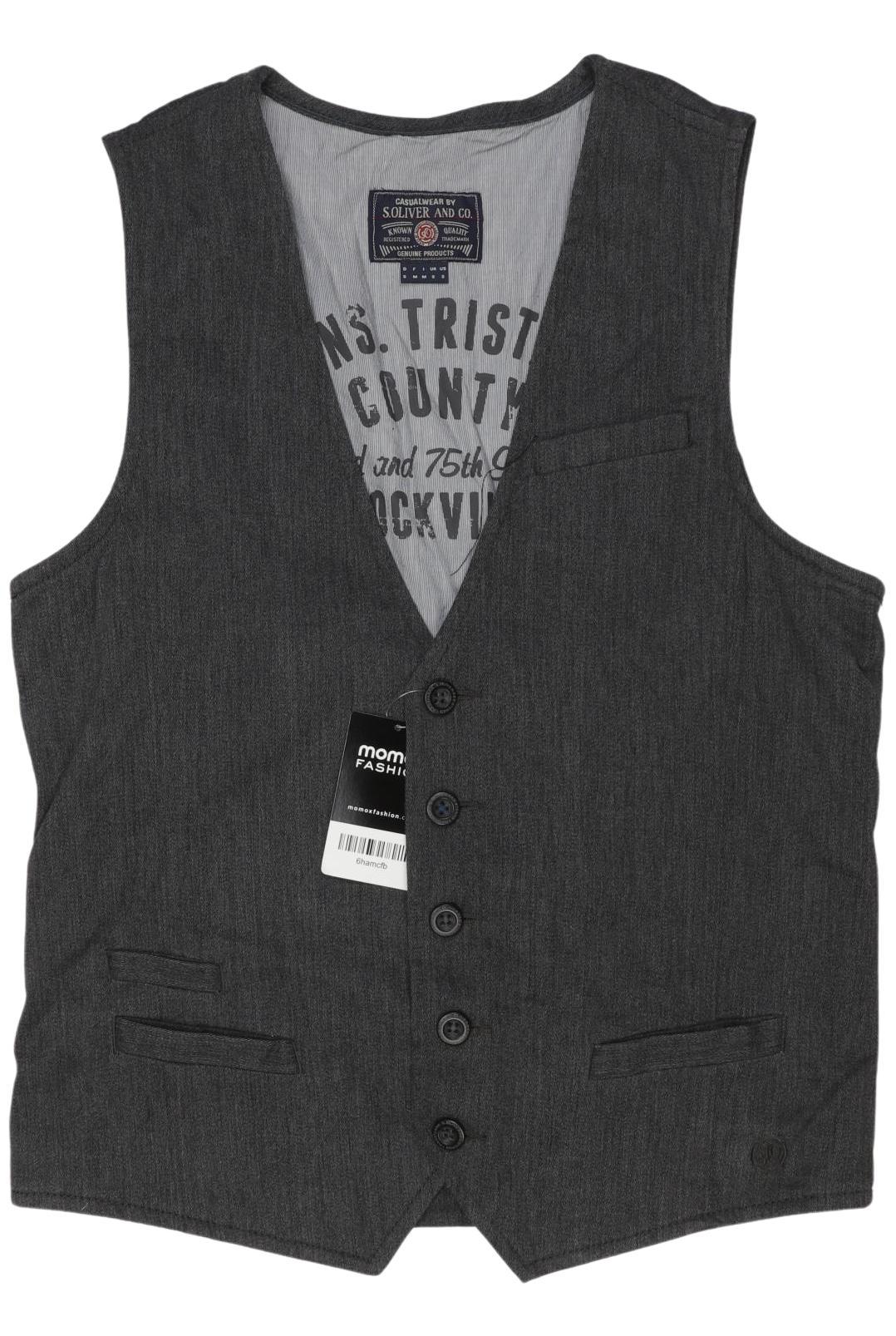 

s.Oliver Herren Weste, grau, Gr. 46