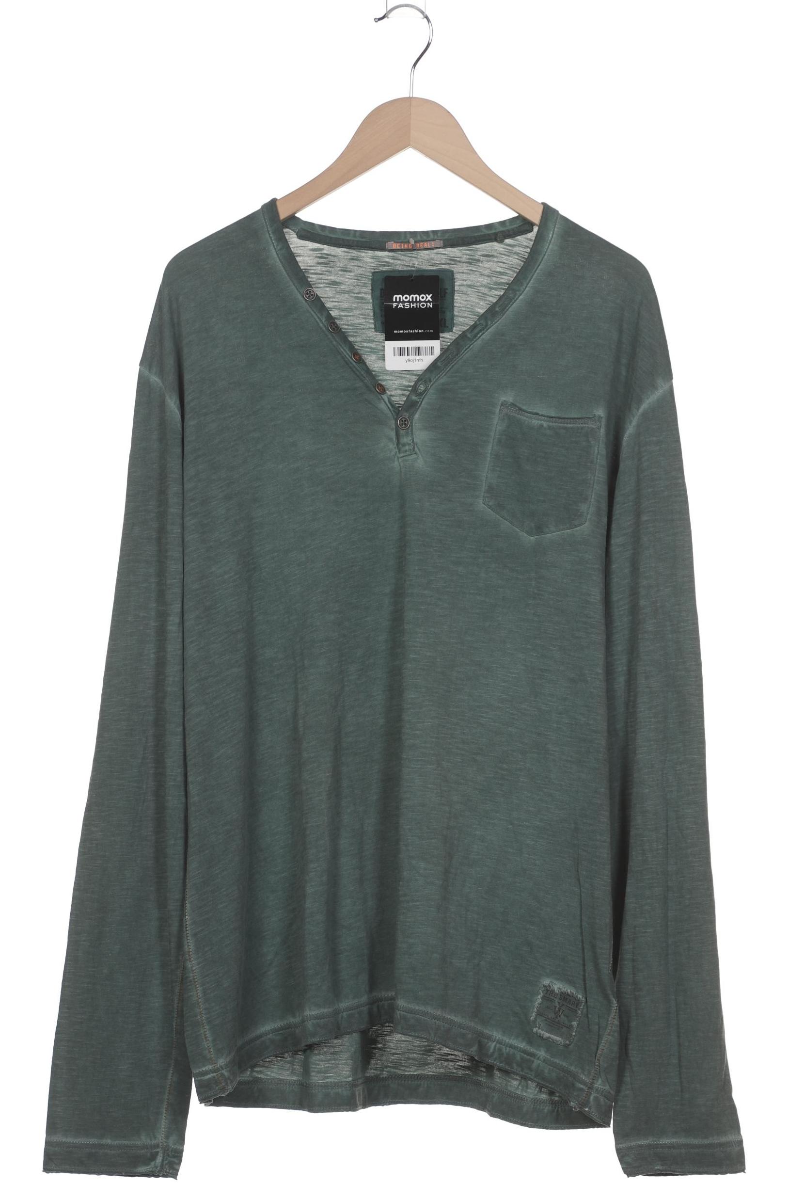 

s.Oliver Herren Langarmshirt, grün, Gr. 56