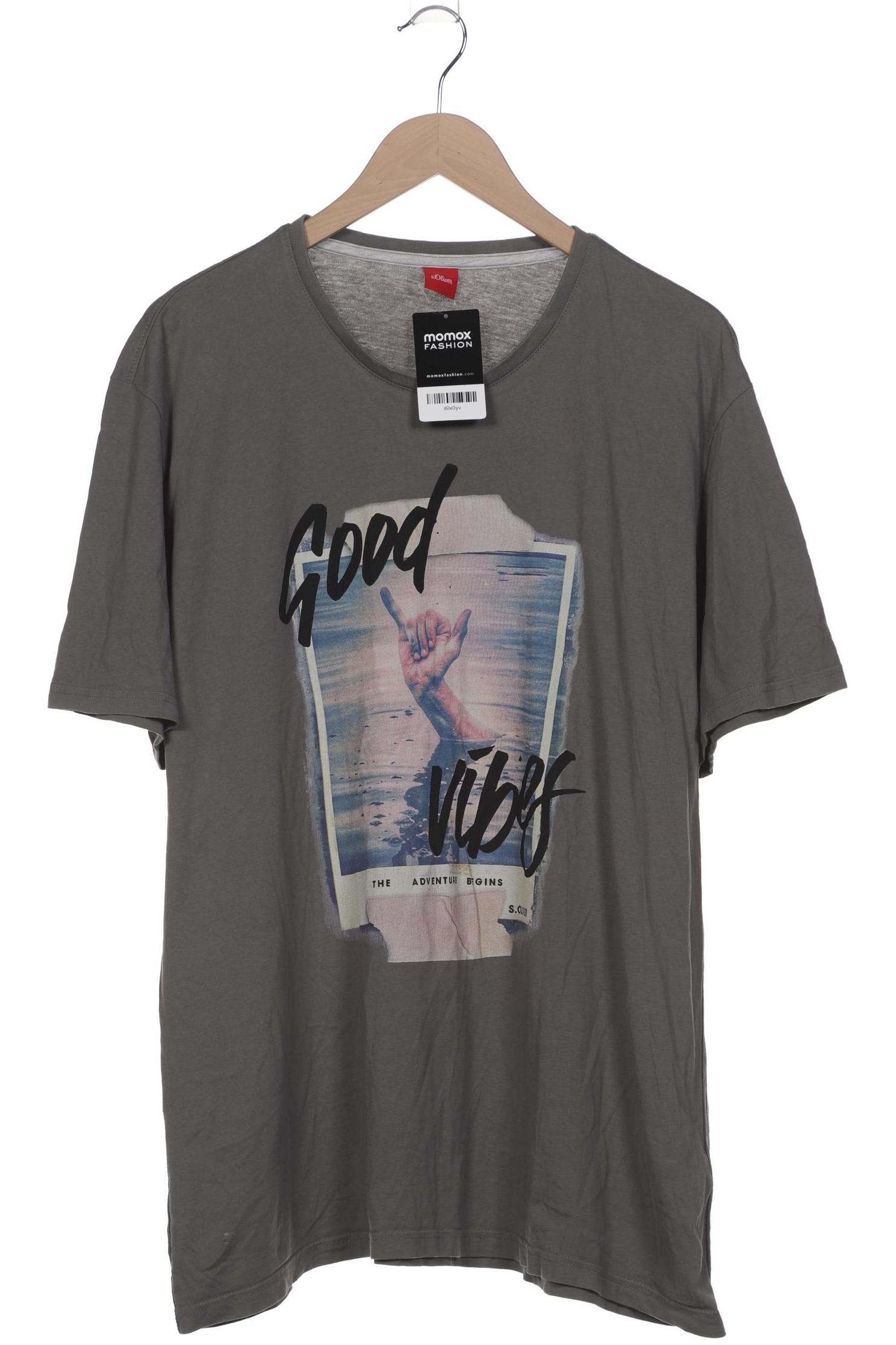

s.Oliver Herren T-Shirt, grau, Gr. 56