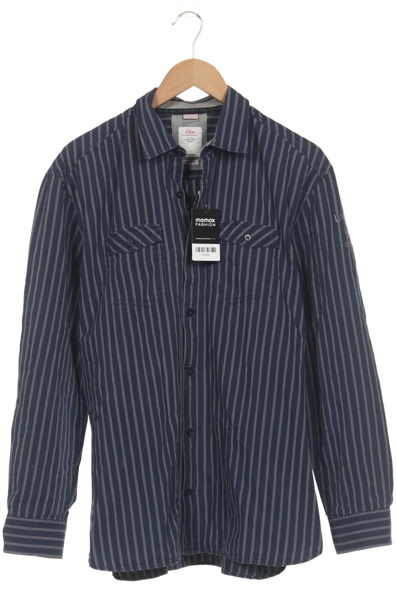 

s.Oliver Herren Hemd, marineblau, Gr. 54