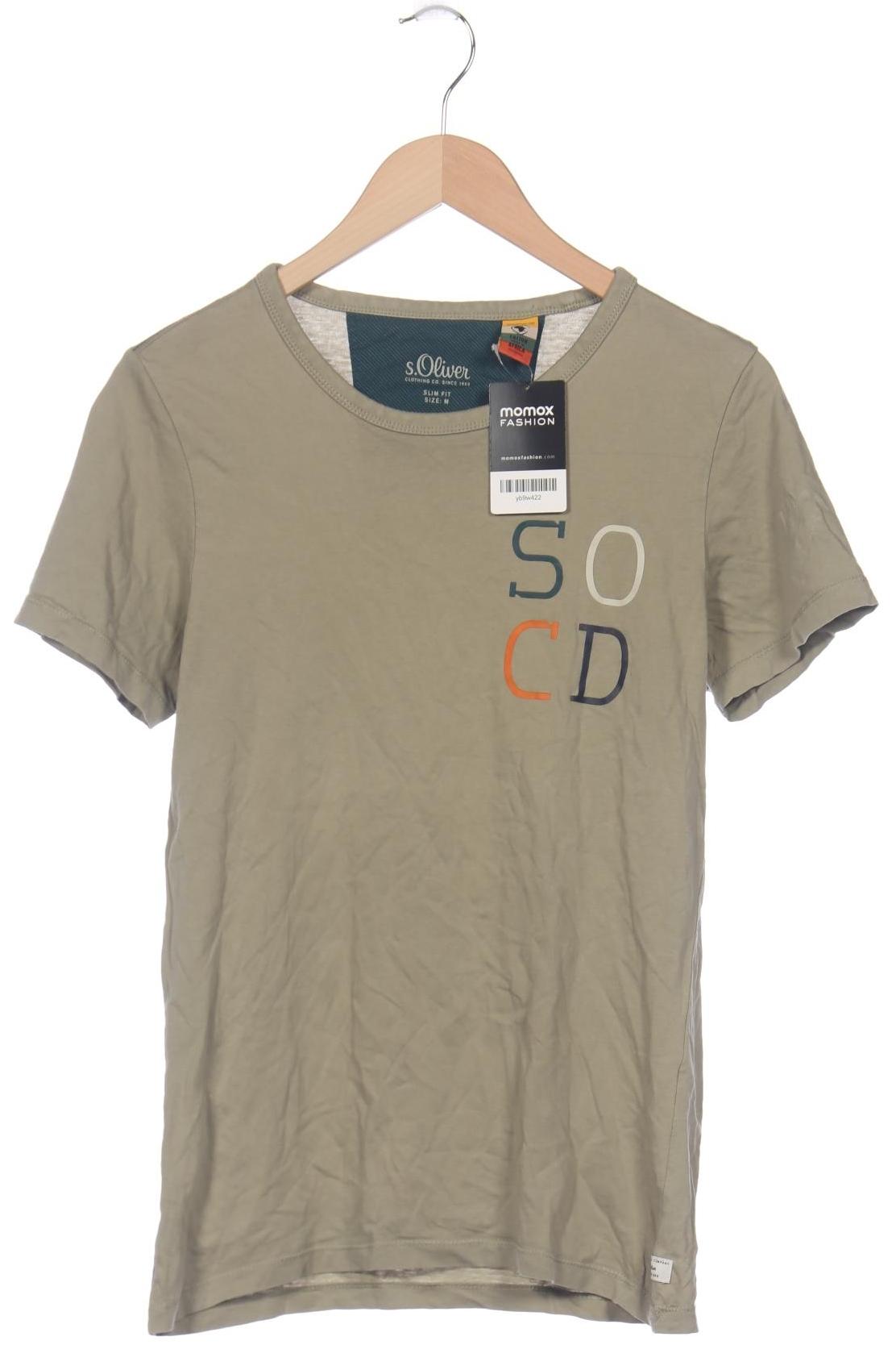 

s.Oliver Herren T-Shirt, grün, Gr. 48