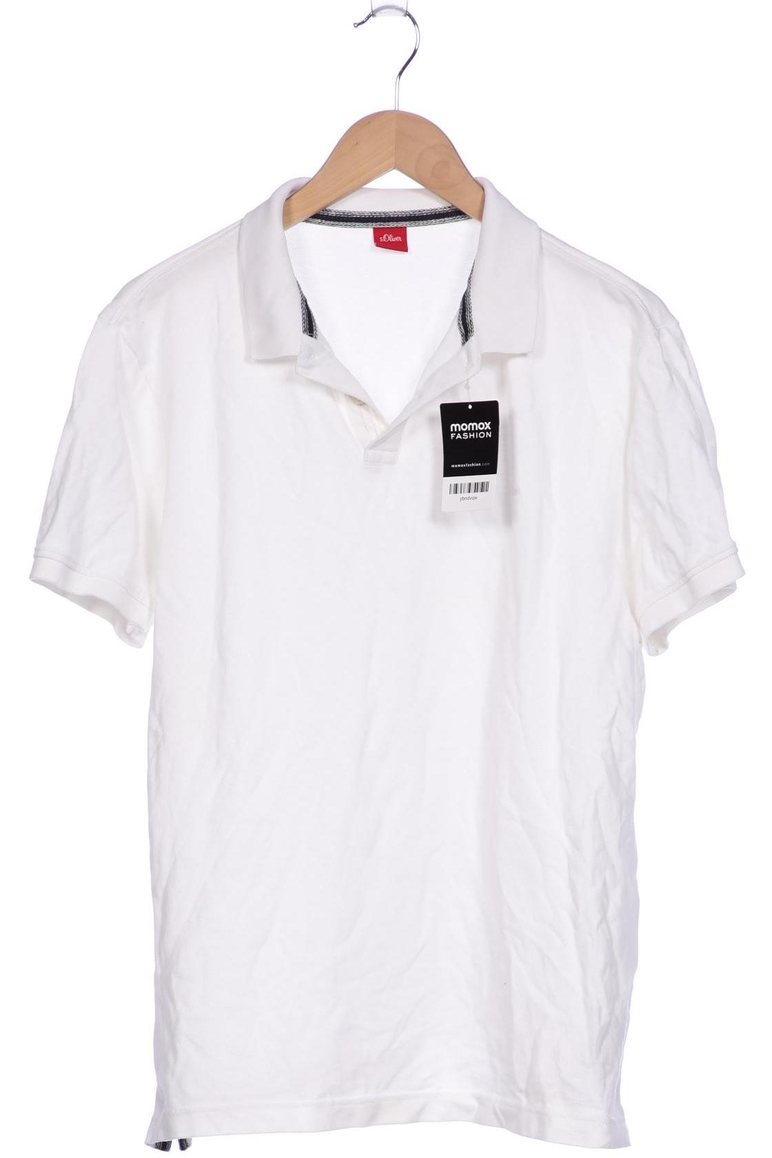 

s.Oliver Herren Poloshirt, weiß, Gr. 54