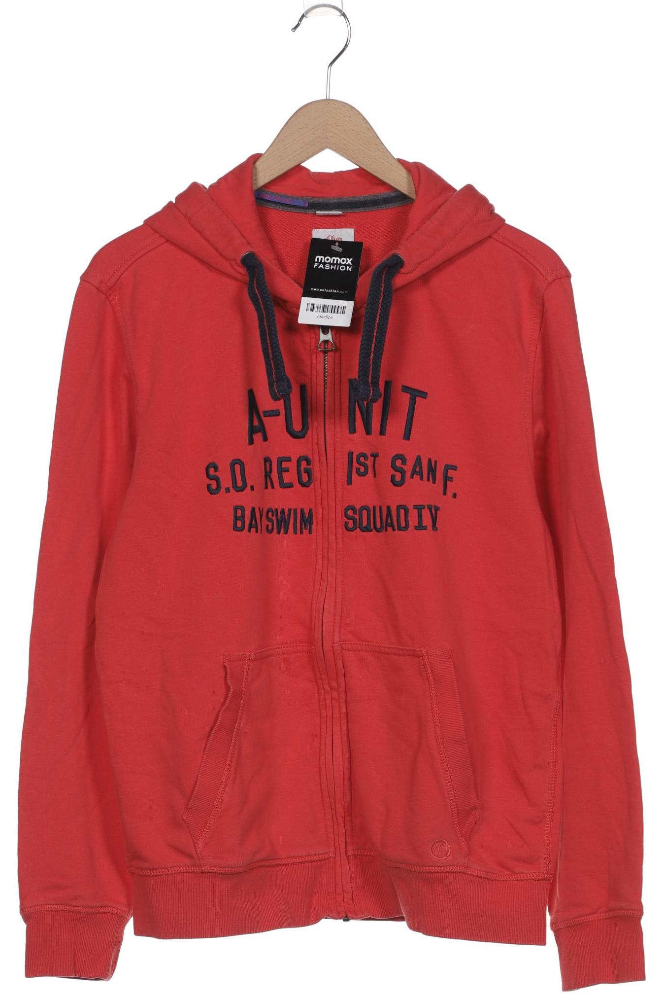 

s.Oliver Herren Kapuzenpullover, rot, Gr. 52