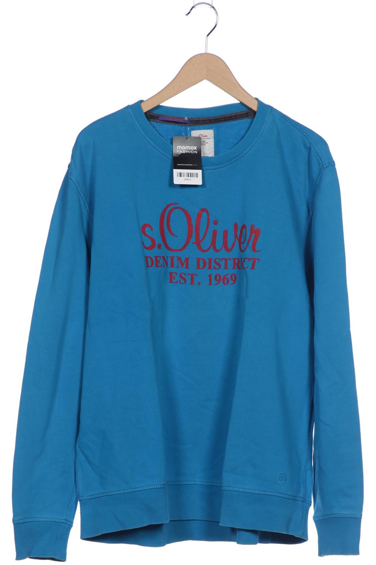 

s.Oliver Herren Sweatshirt, blau, Gr. 56
