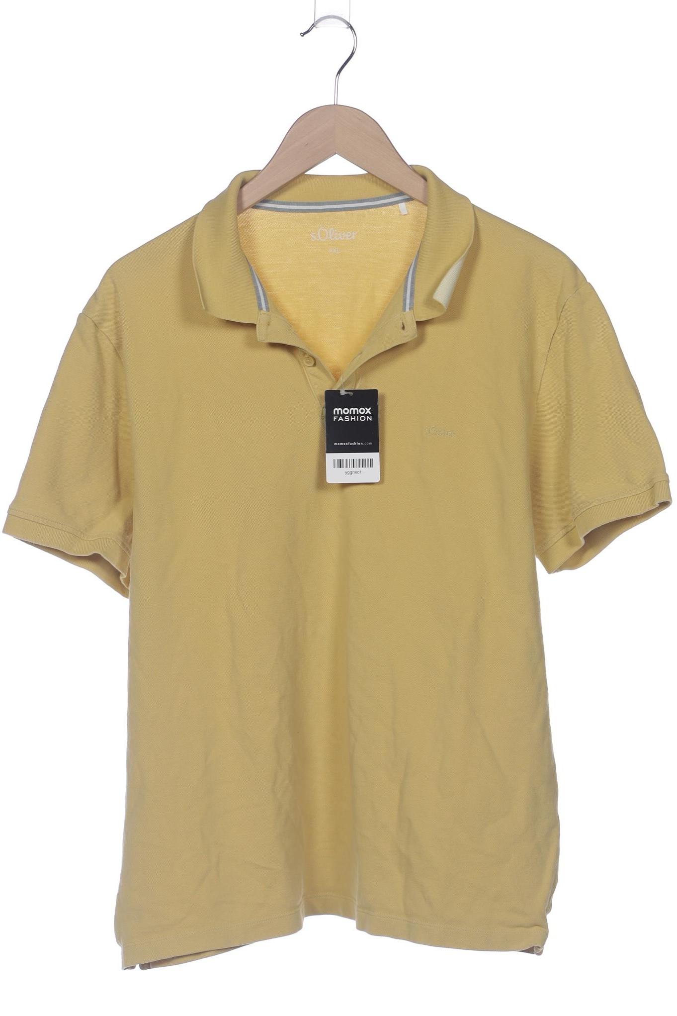 

s.Oliver Herren Poloshirt, gelb, Gr. 56