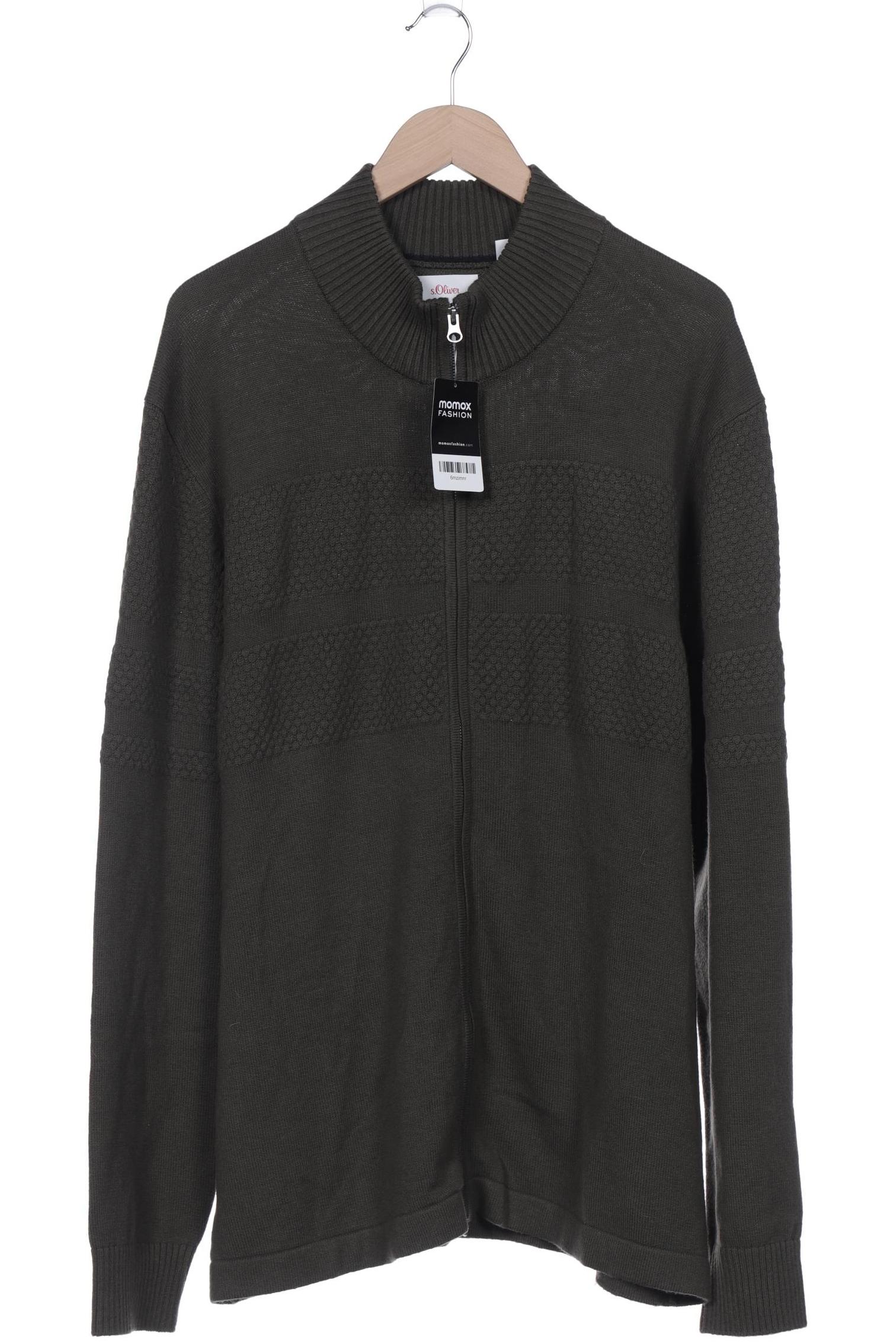 

s.Oliver Herren Strickjacke, grün, Gr. 58
