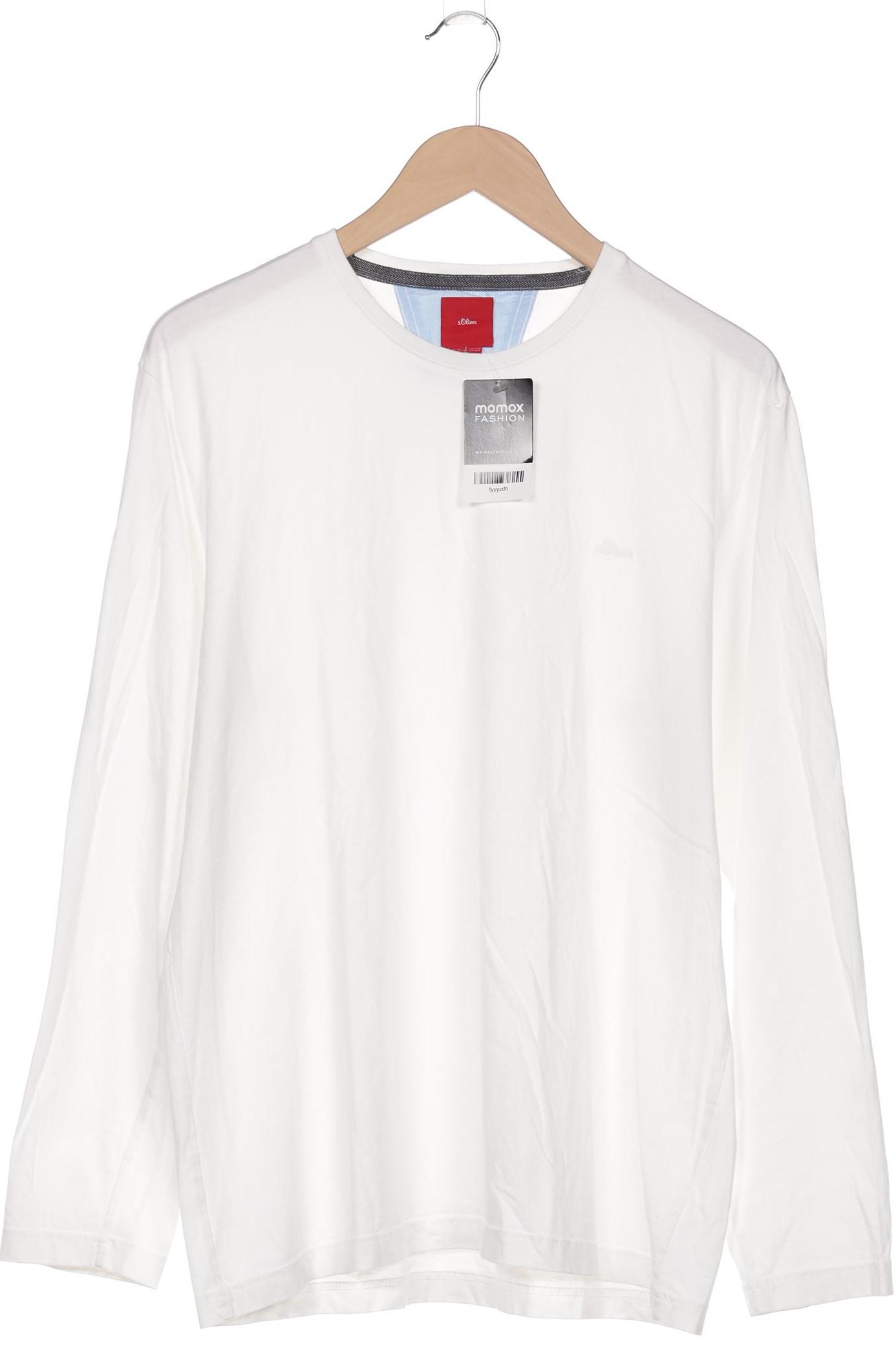 

s.Oliver Herren Langarmshirt, cremeweiß, Gr. 56