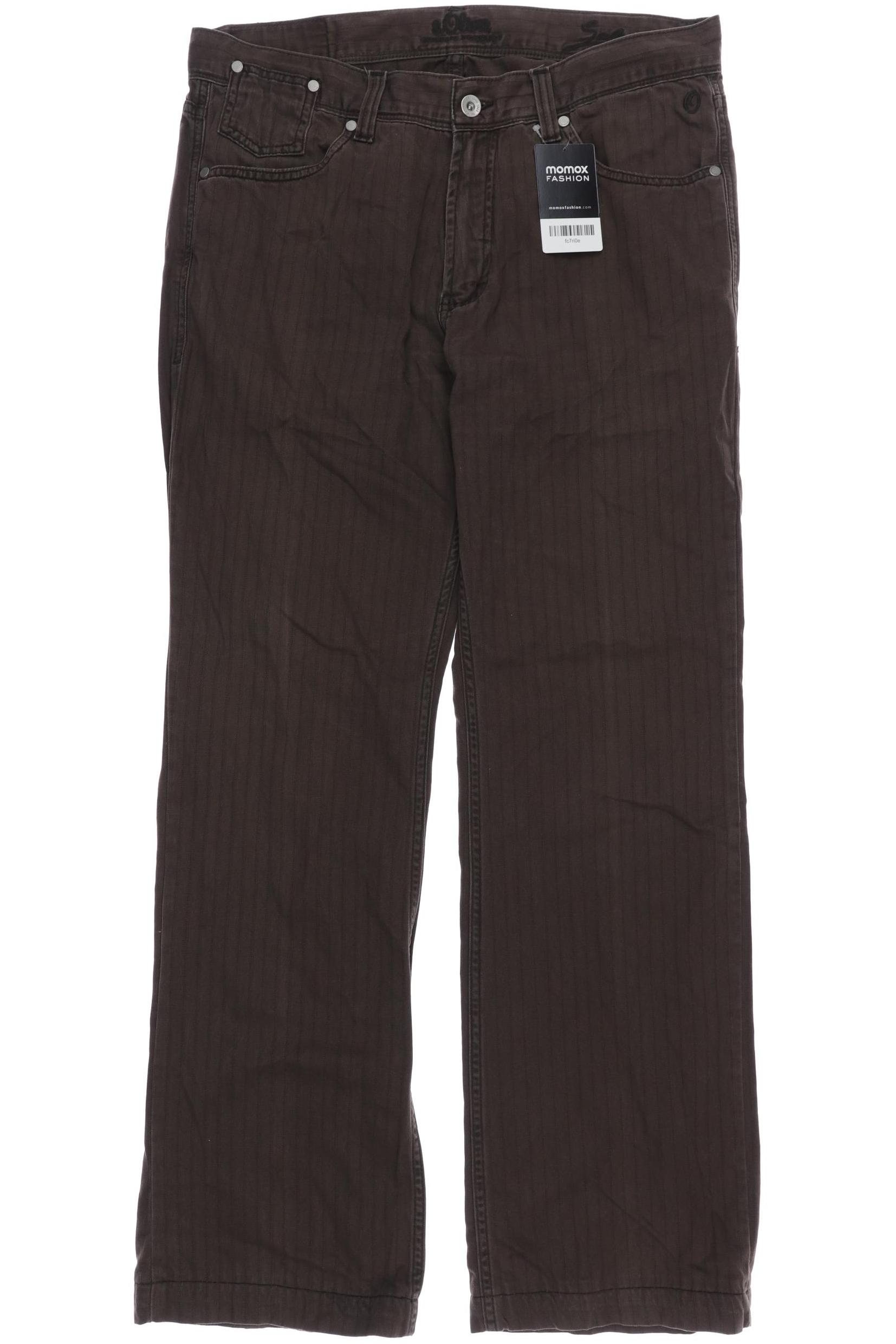 

s.Oliver Herren Stoffhose, braun, Gr. 33
