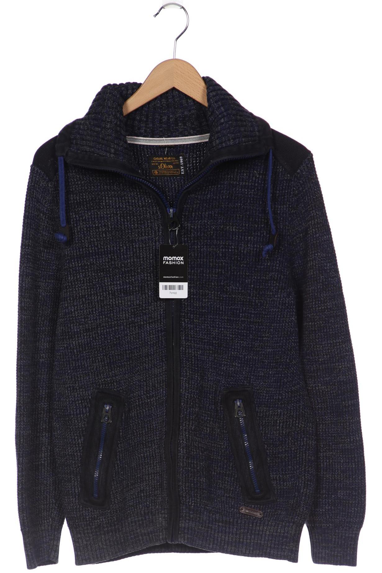 

s.Oliver Herren Strickjacke, marineblau, Gr. 52