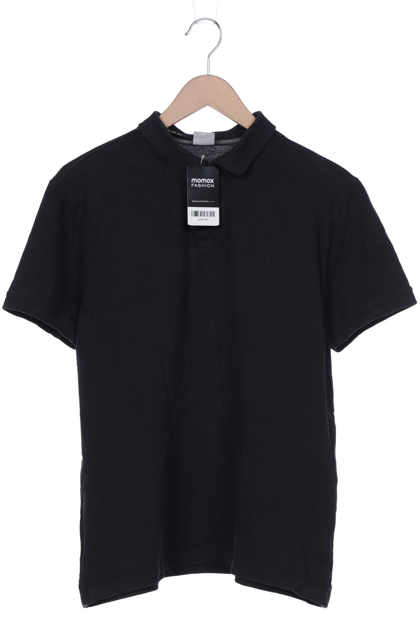 

s.Oliver Herren Poloshirt, schwarz