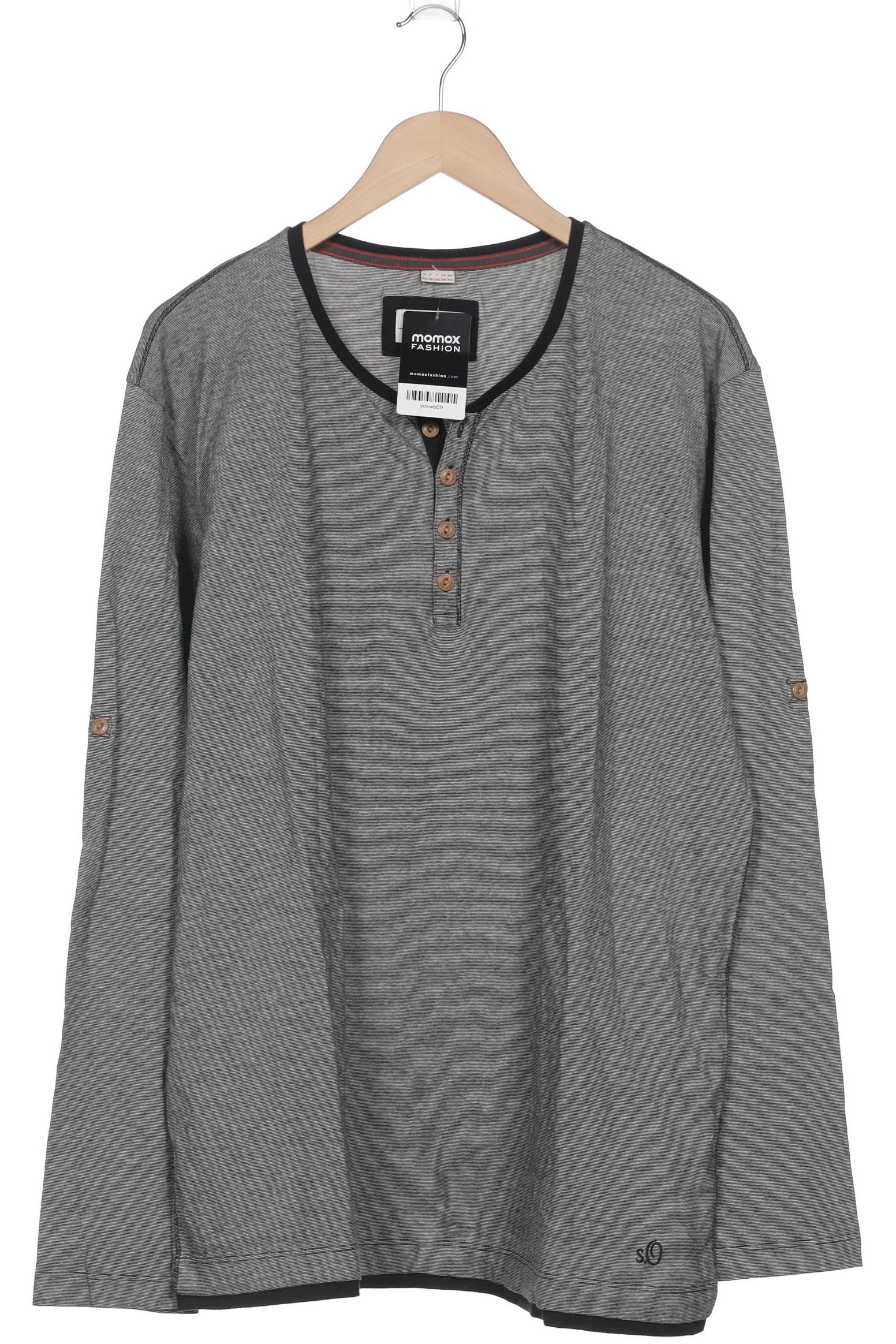 

s.Oliver Herren Langarmshirt, grau, Gr. 56