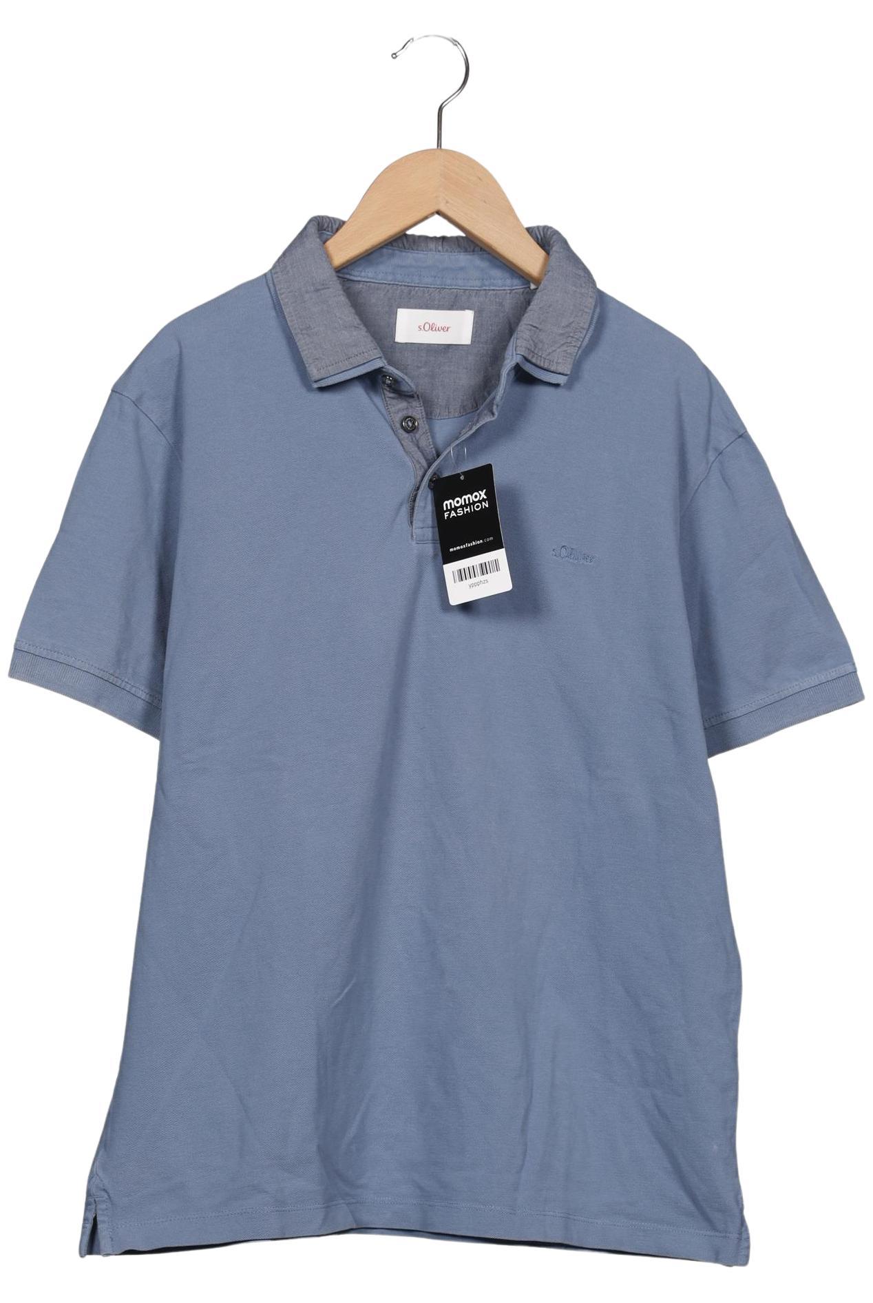

s.Oliver Herren Poloshirt, blau, Gr. 52