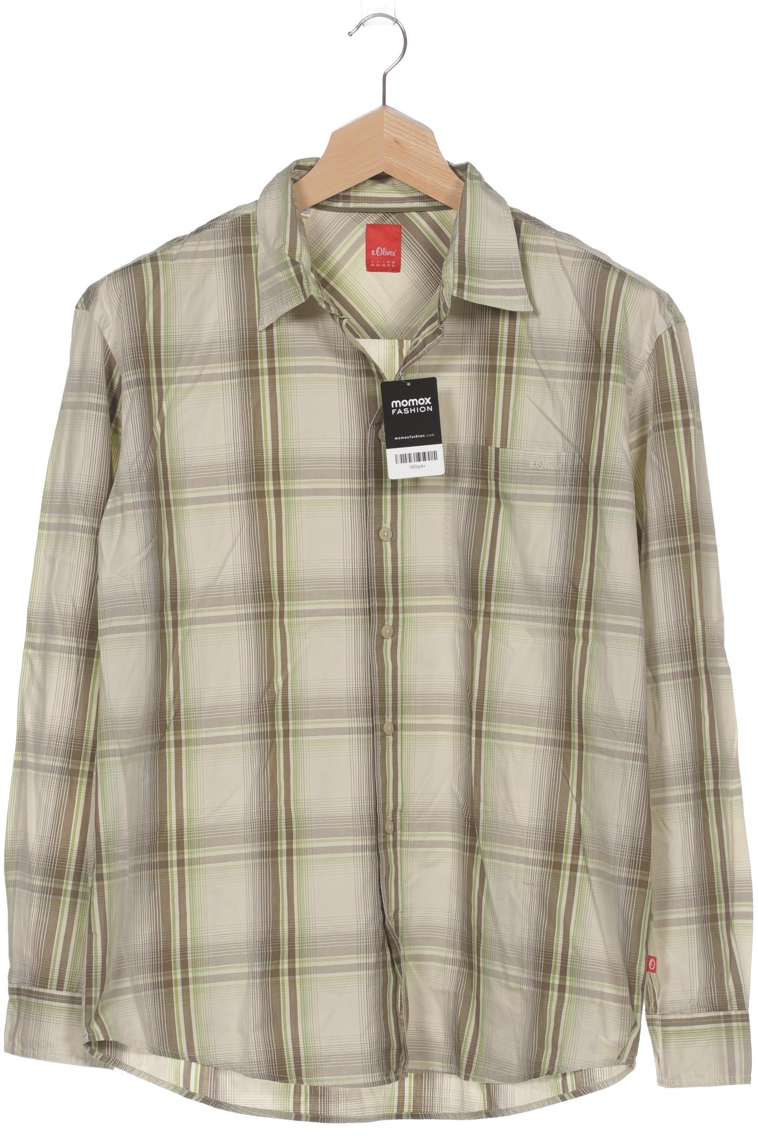 

s.Oliver Herren Hemd, grün, Gr. 56