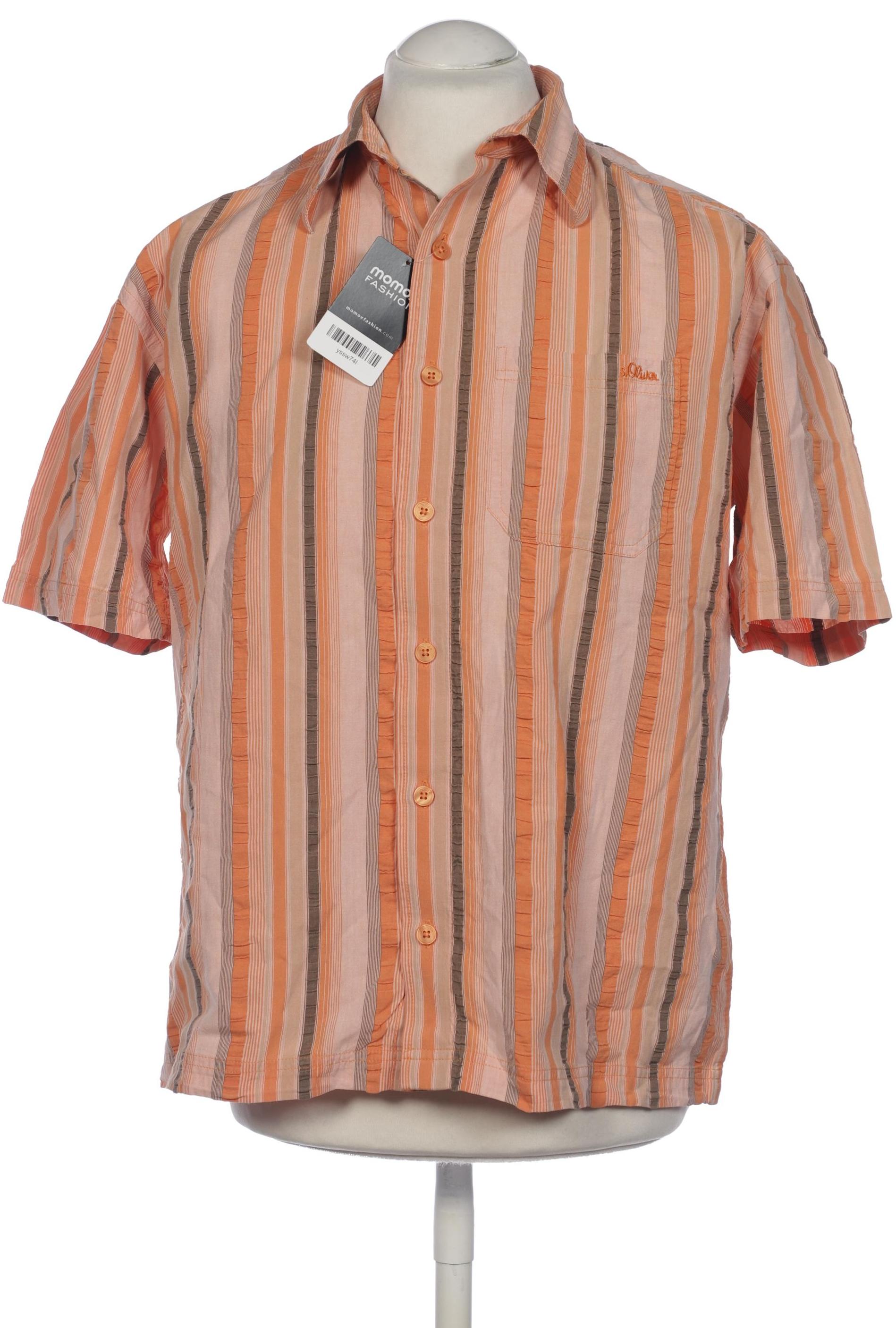 

s.Oliver Herren Hemd, orange, Gr. 48