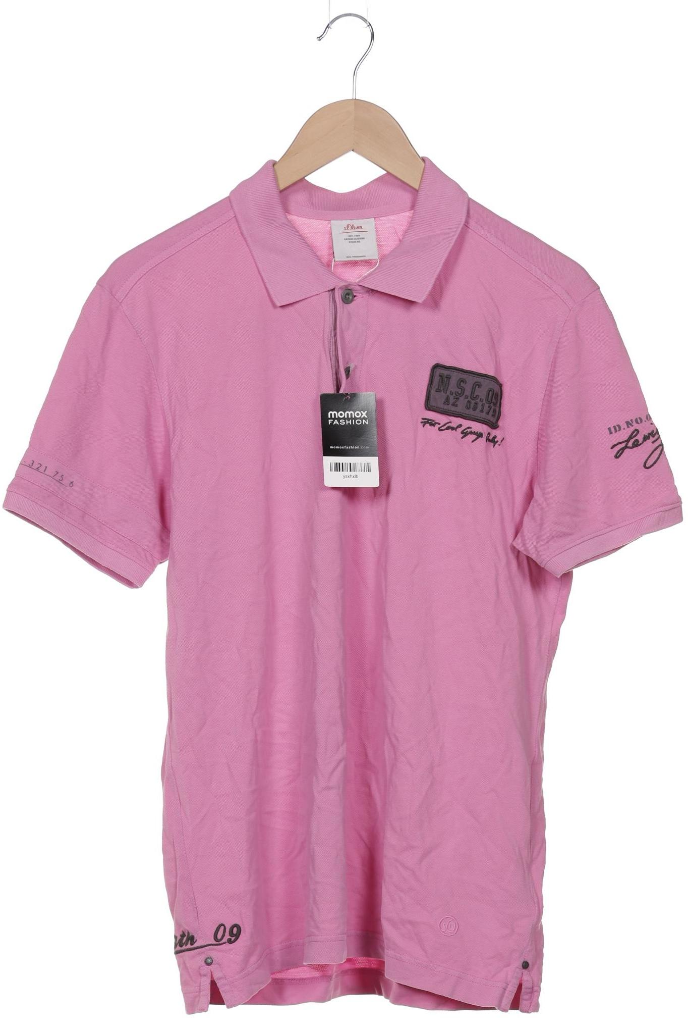 

s.Oliver Herren Poloshirt, pink, Gr. 52