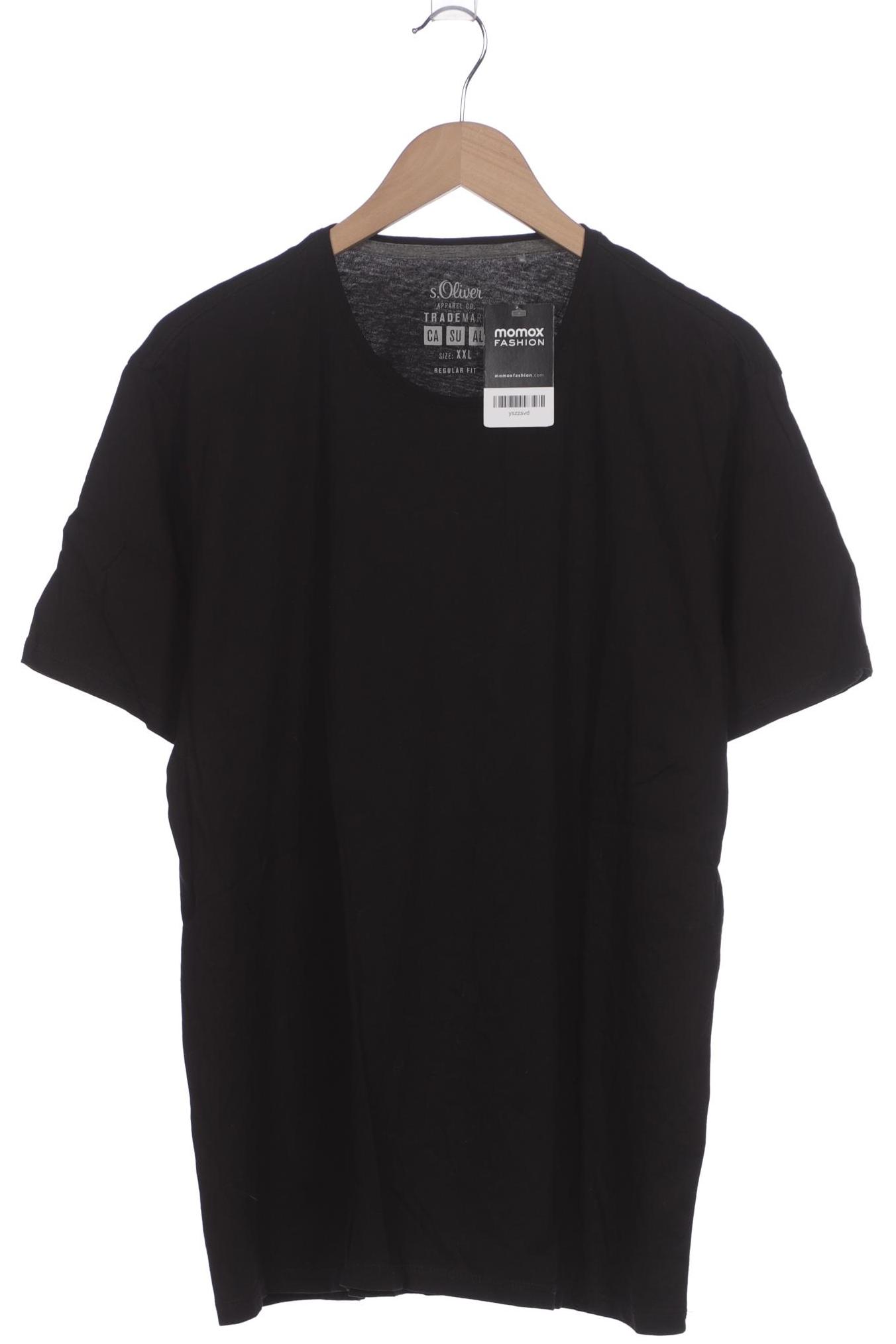

s.Oliver Herren T-Shirt, schwarz, Gr. 56