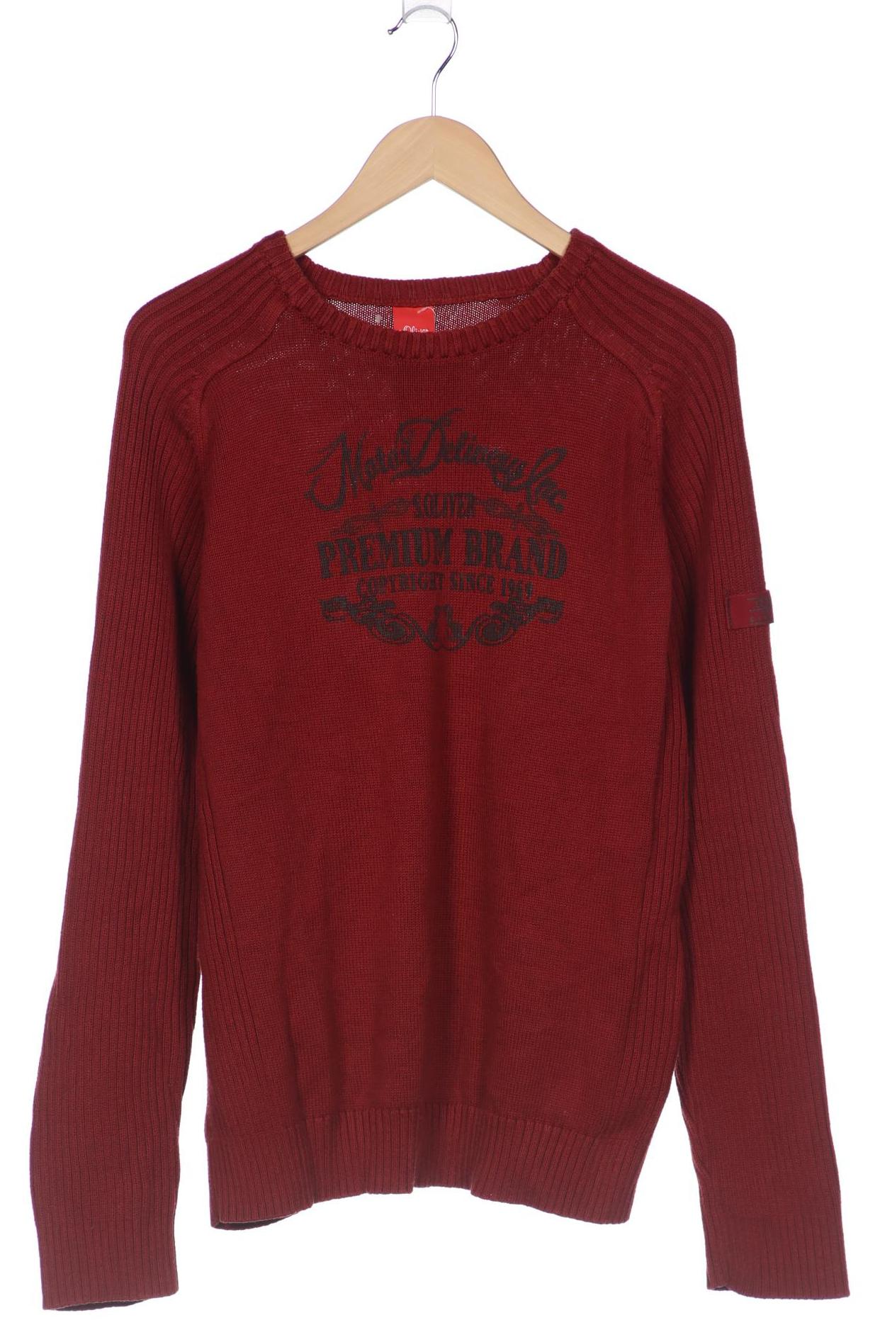 

s.Oliver Herren Pullover, bordeaux, Gr. 52