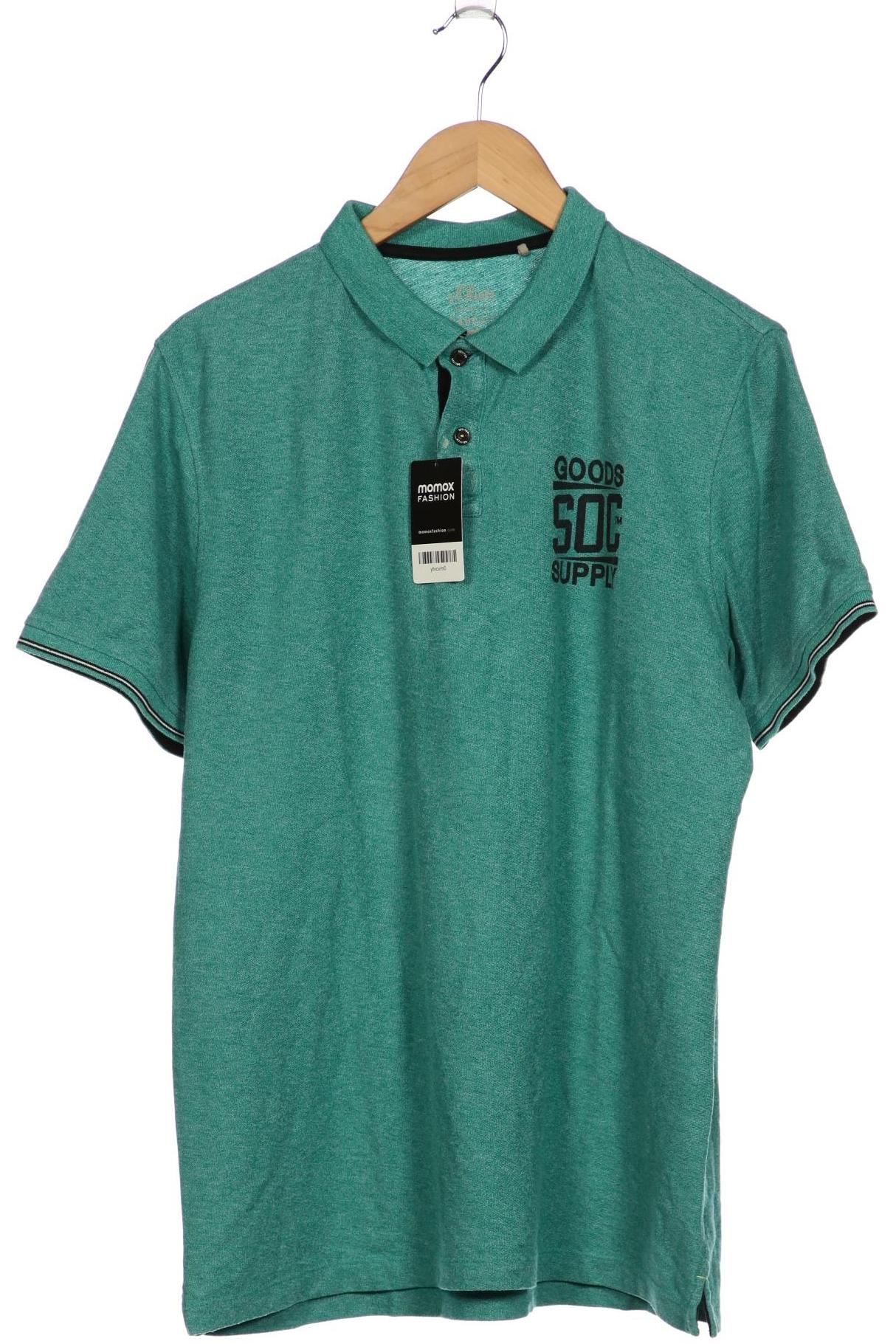 

s.Oliver Herren Poloshirt, grün, Gr. 54