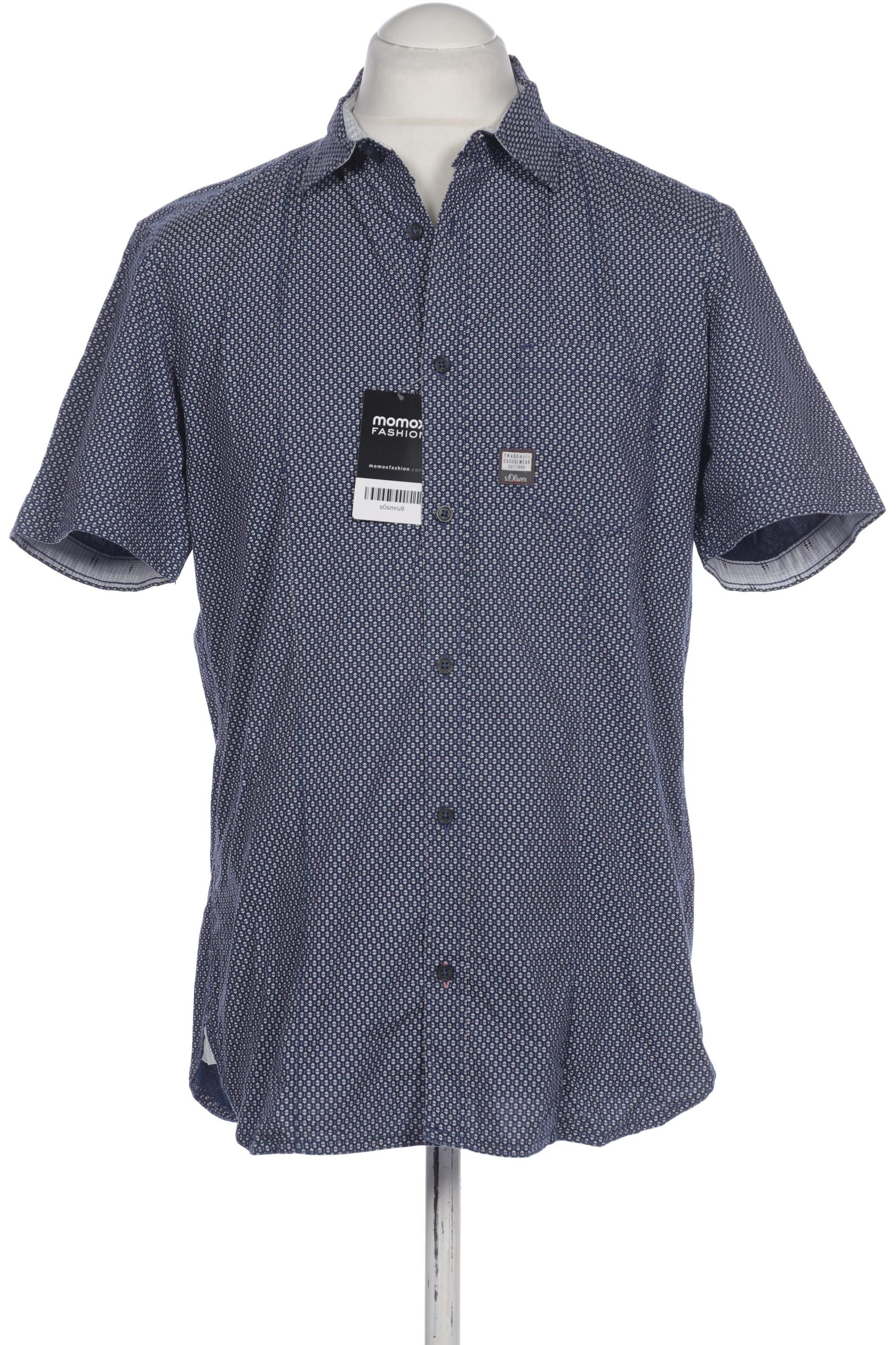 

s.Oliver Herren Hemd, blau, Gr. 52