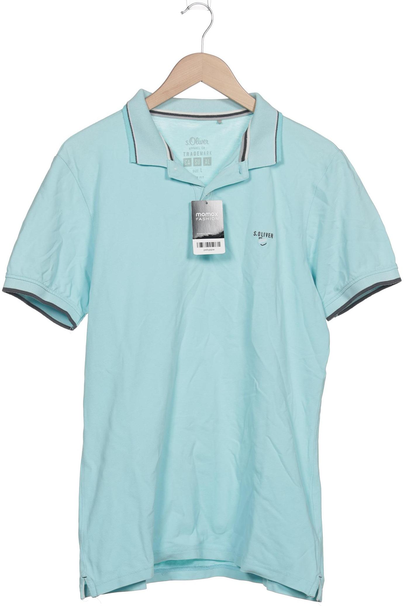 

s.Oliver Herren Poloshirt, hellblau, Gr. 52